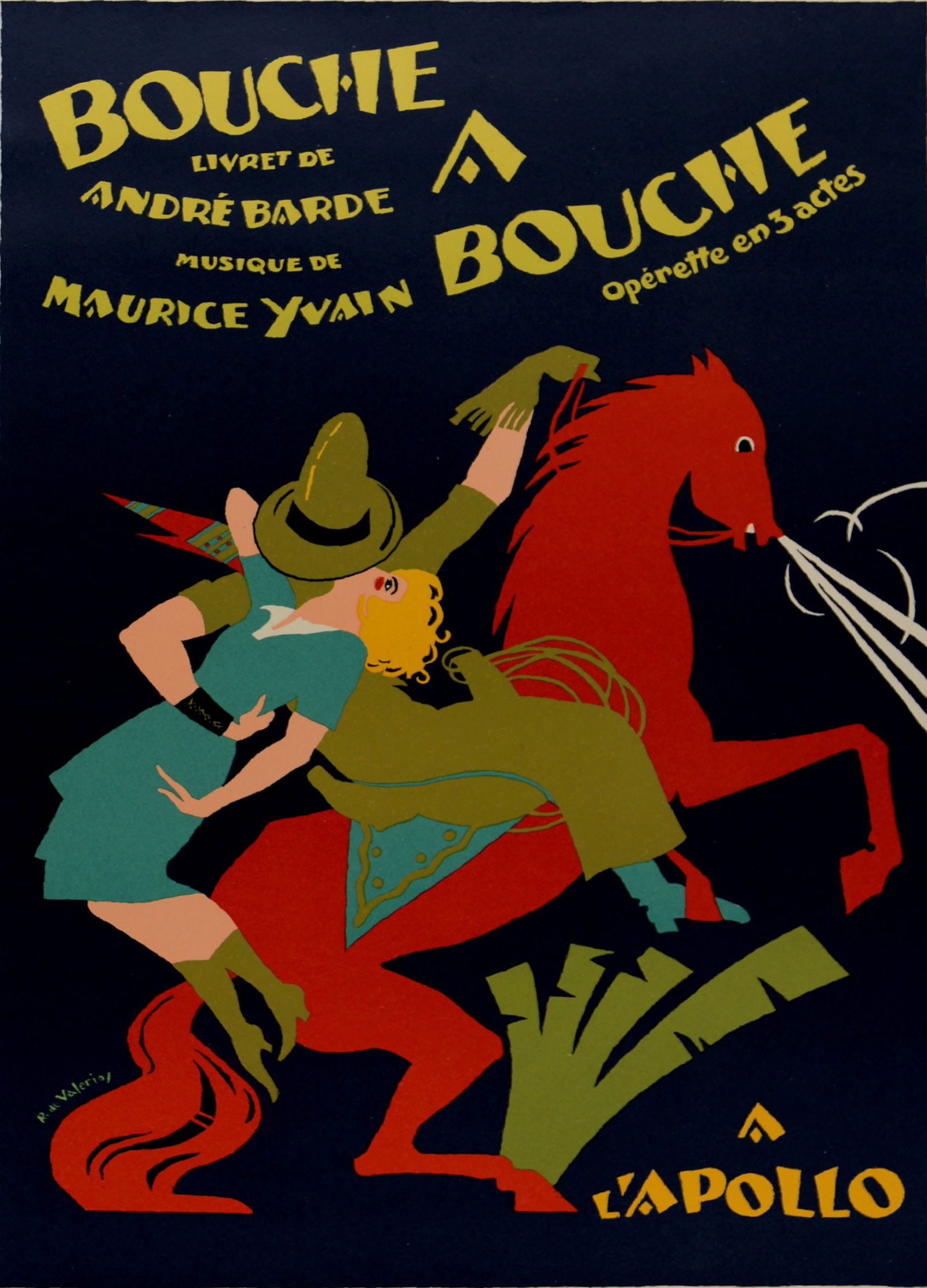 Roger de Valerio - Bouche a bouche (Operette en trois actes), 1927 (1 of 6)
