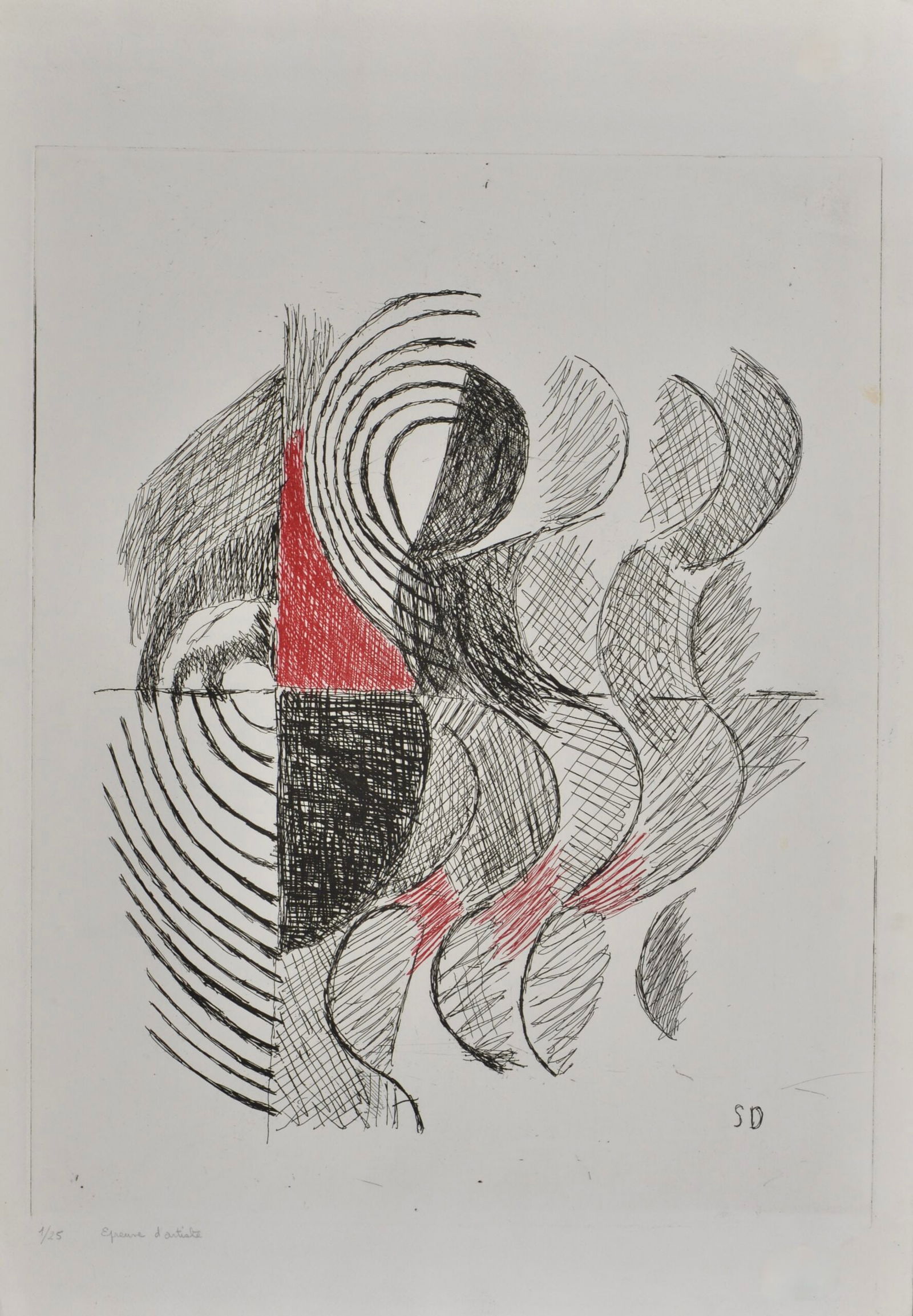 Sonia Delaunay - Composition, 1965 (1 of 5)