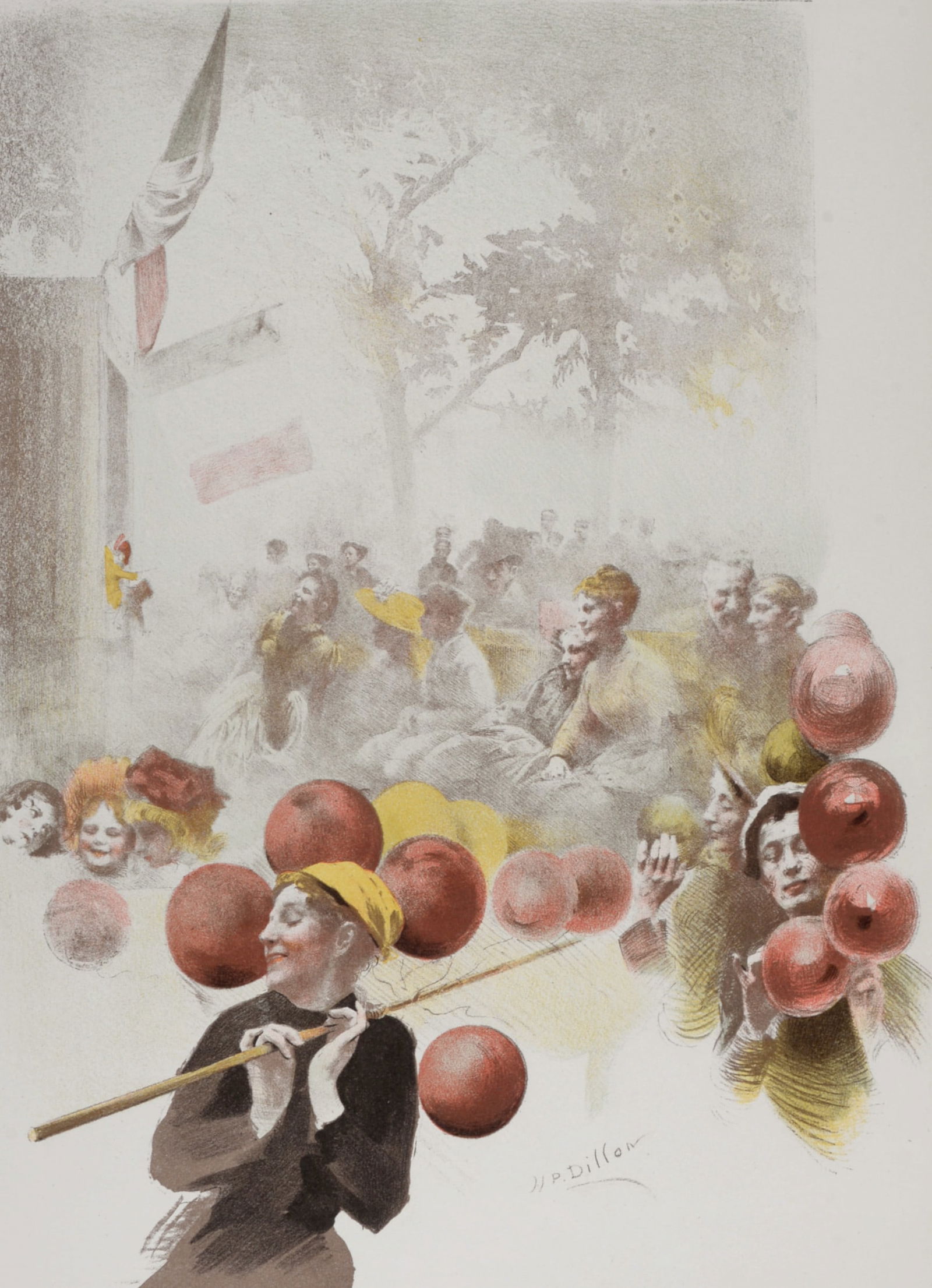 Patrice Dillon - Estampe Moderne : Polichinelle, 1897 (1 of 6)