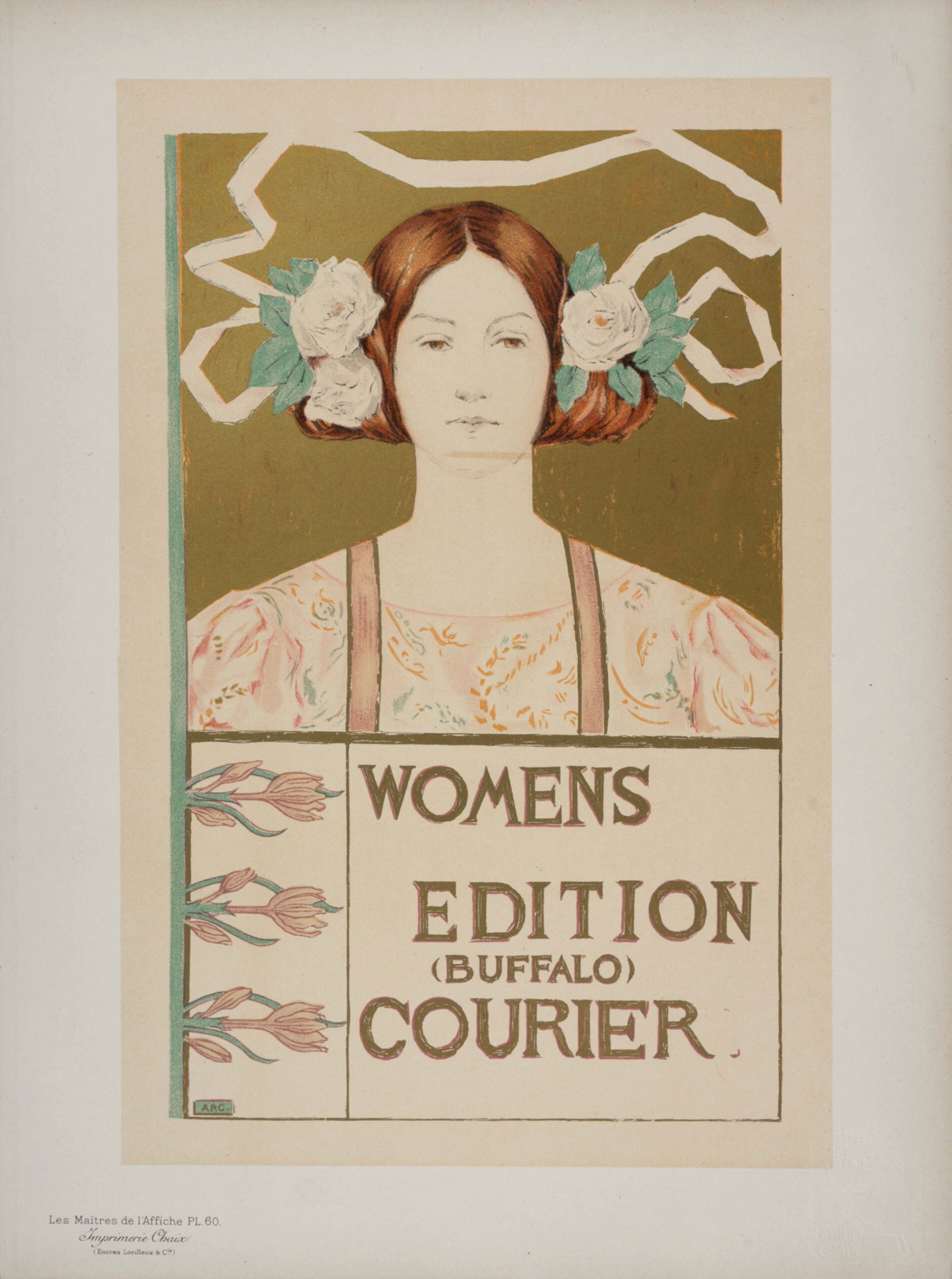 Alice R. Glenny : Les Maitres de L’Affiche - Women's Edition, Buffalo Courier, 1897 (1 of 6)