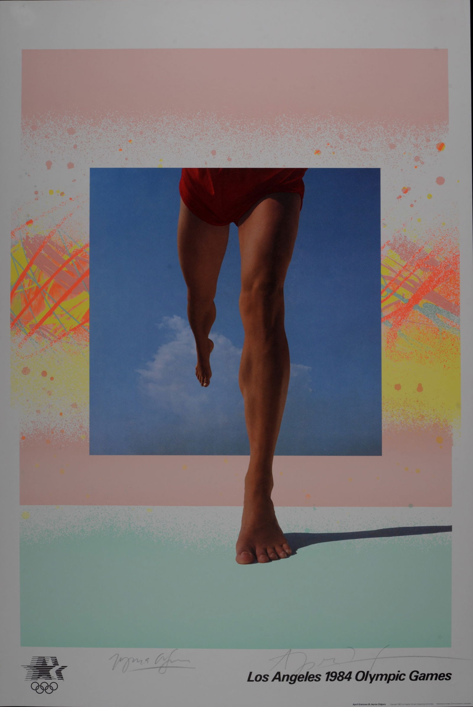 April Greiman & Jayme Odgers : Los Angeles Olympic 1984 - Hand-signed (1 of 6)