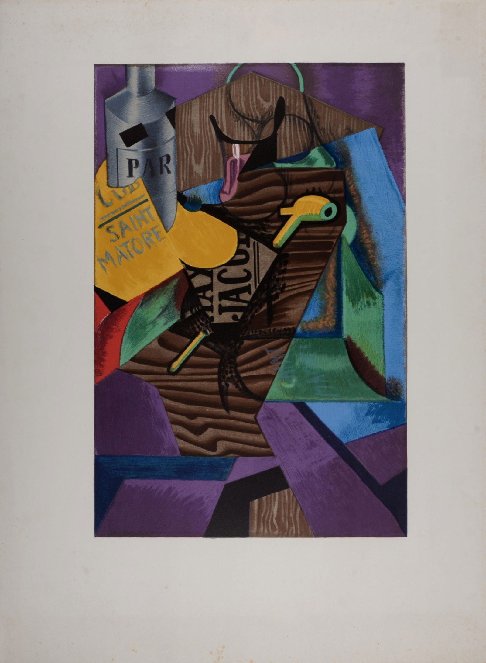 After Juan Gris : Nature morte au livre, 1973 (1 of 8)
