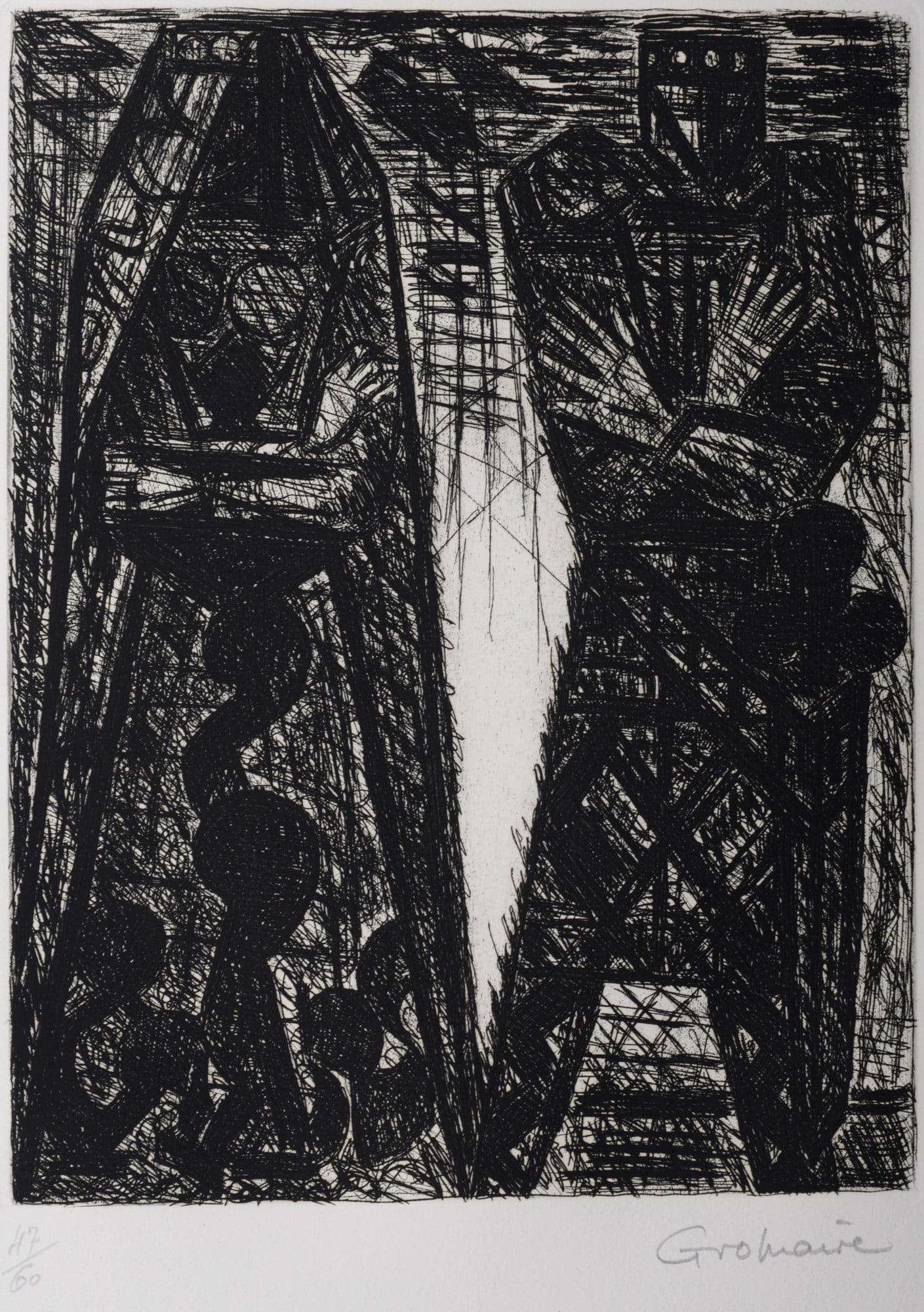 Marcel Gromaire - Macbeth : Le complot, 1958 (1 of 5)