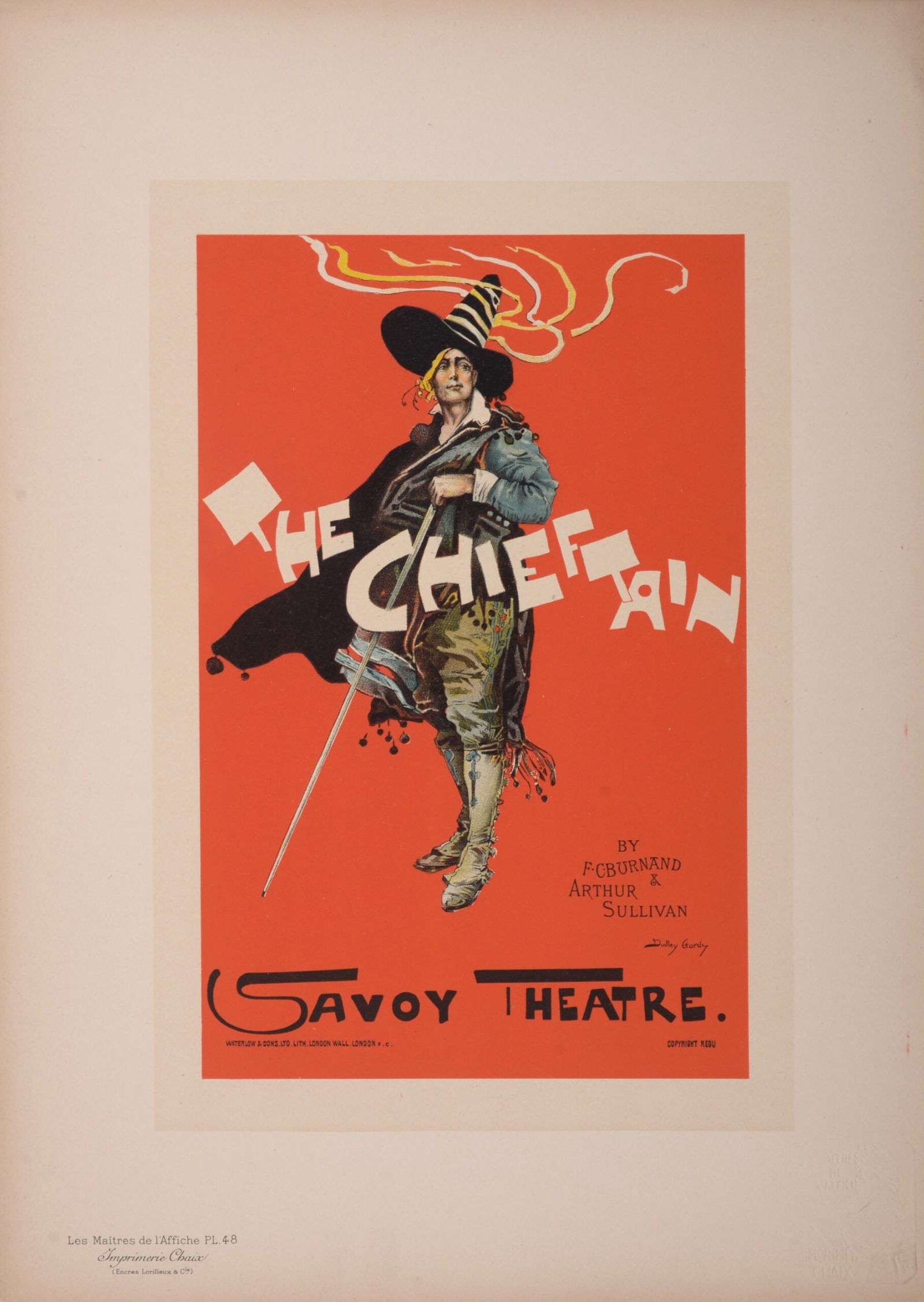 Dudley Hardy : Les Maitres de L’Affiche - The Chieftain, 1896 (1 of 5)