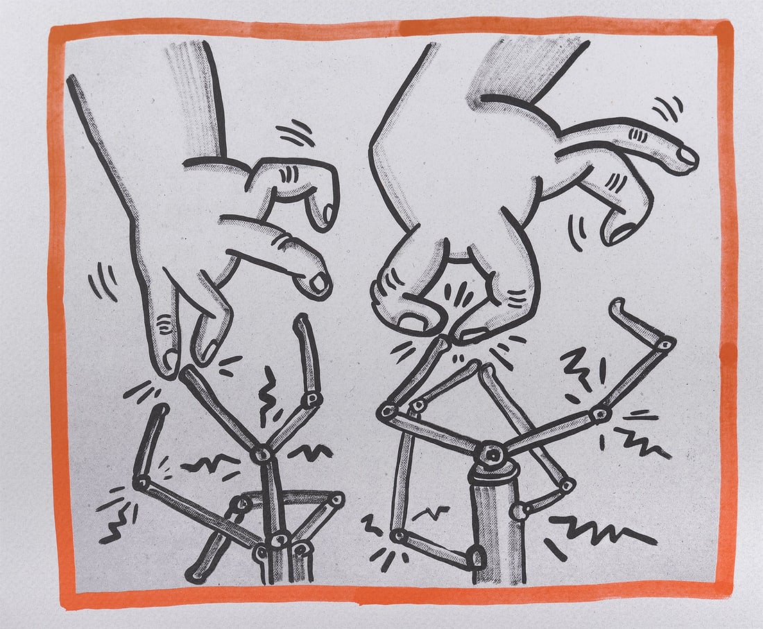 Keith Haring - Against all Odds : Untitled, 1990 (1 of 1)