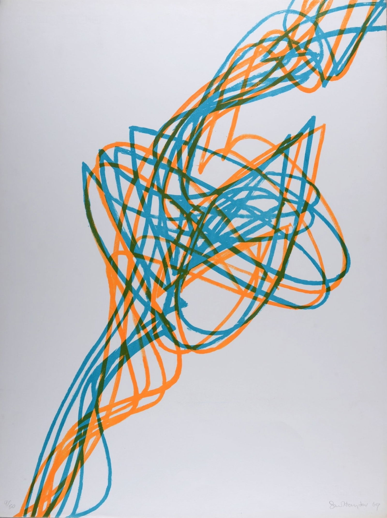 Stanley William Hayter : Volubilis, 1969 - Hand-signed (1 of 5)