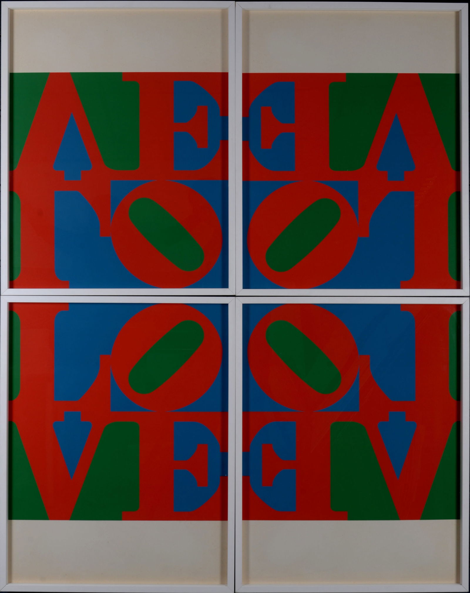 Robert Indiana - Love Wall (Love Frieze), 1967 (1 of 9)