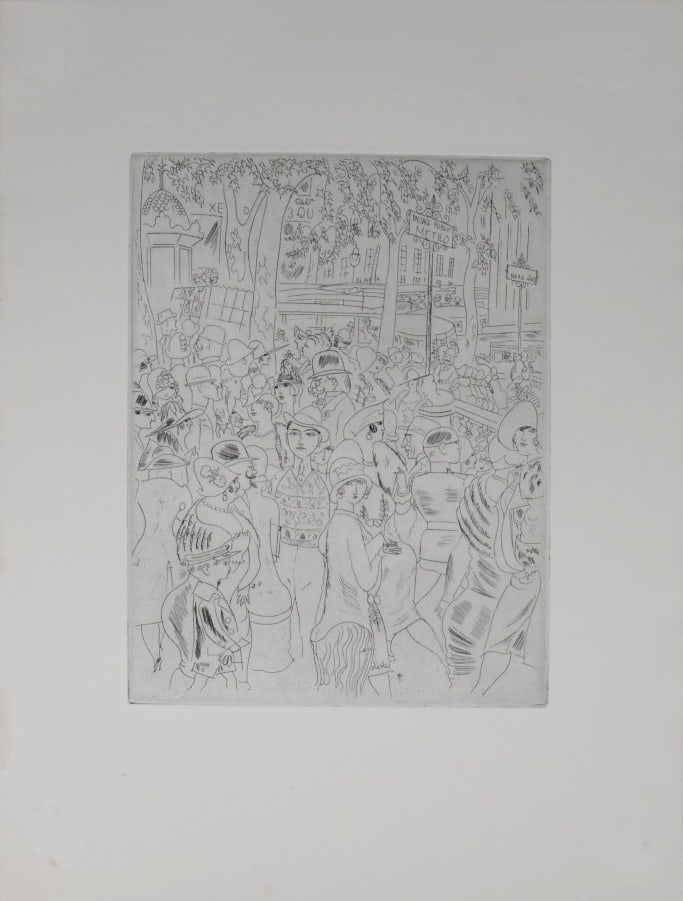 Chas LABORDE (1886-1941) : Boulevard des Capucines, 1927 (1 of 4)