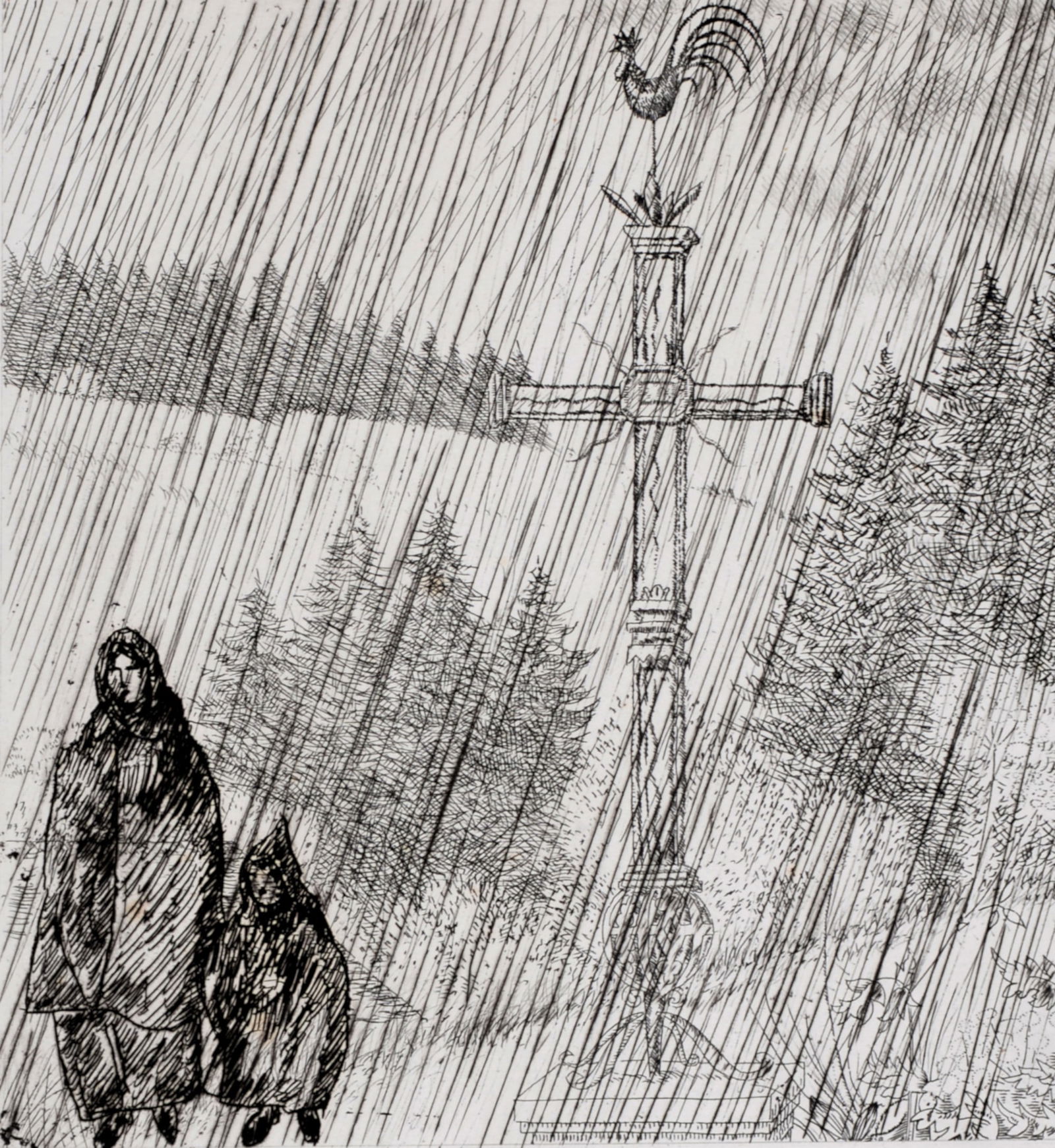 Jean Emile Laboureur - Bretagne : Promenade au calvaire, 1946 (1 of 5)