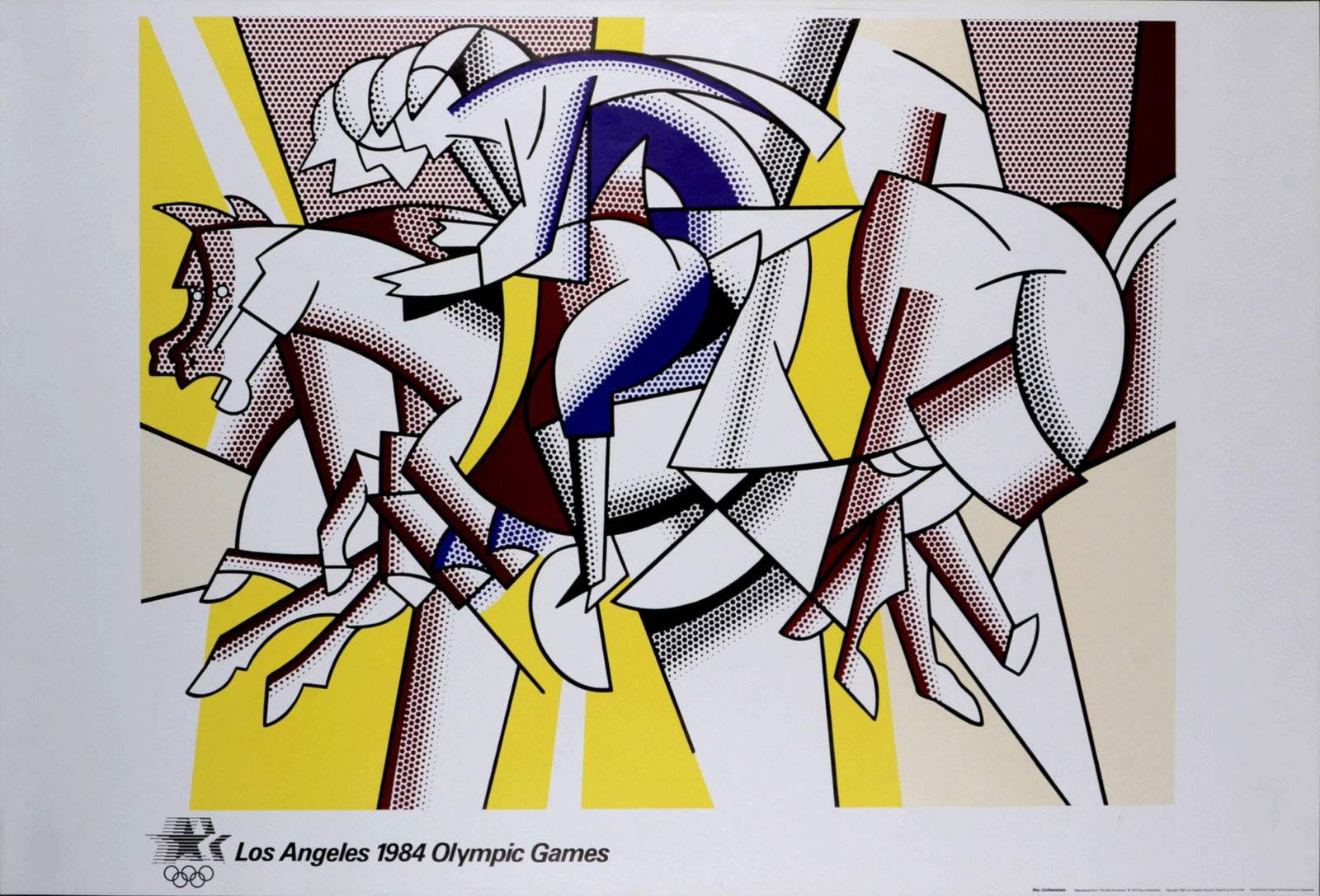 Roy Lichtenstein - The Red Horsemen, Los Angeles Olympic Games 1984 (1 of 4)