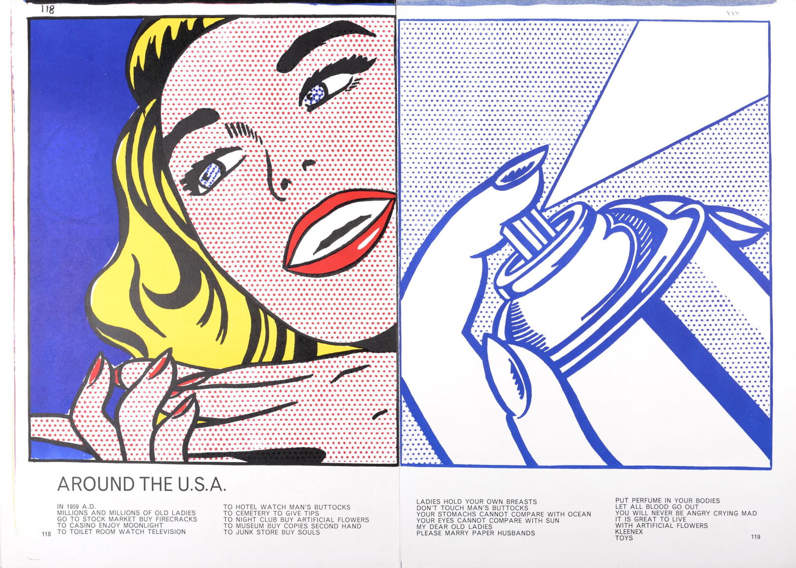 Roy Lichtenstein : Girl & Spray Can, 1964 (1 of 5)