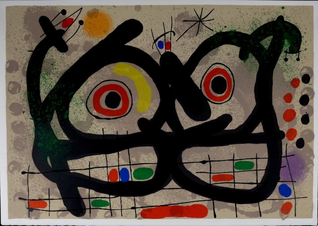 Joan Miro - Lezard aux plumes d’or, 1971 (1 of 4)