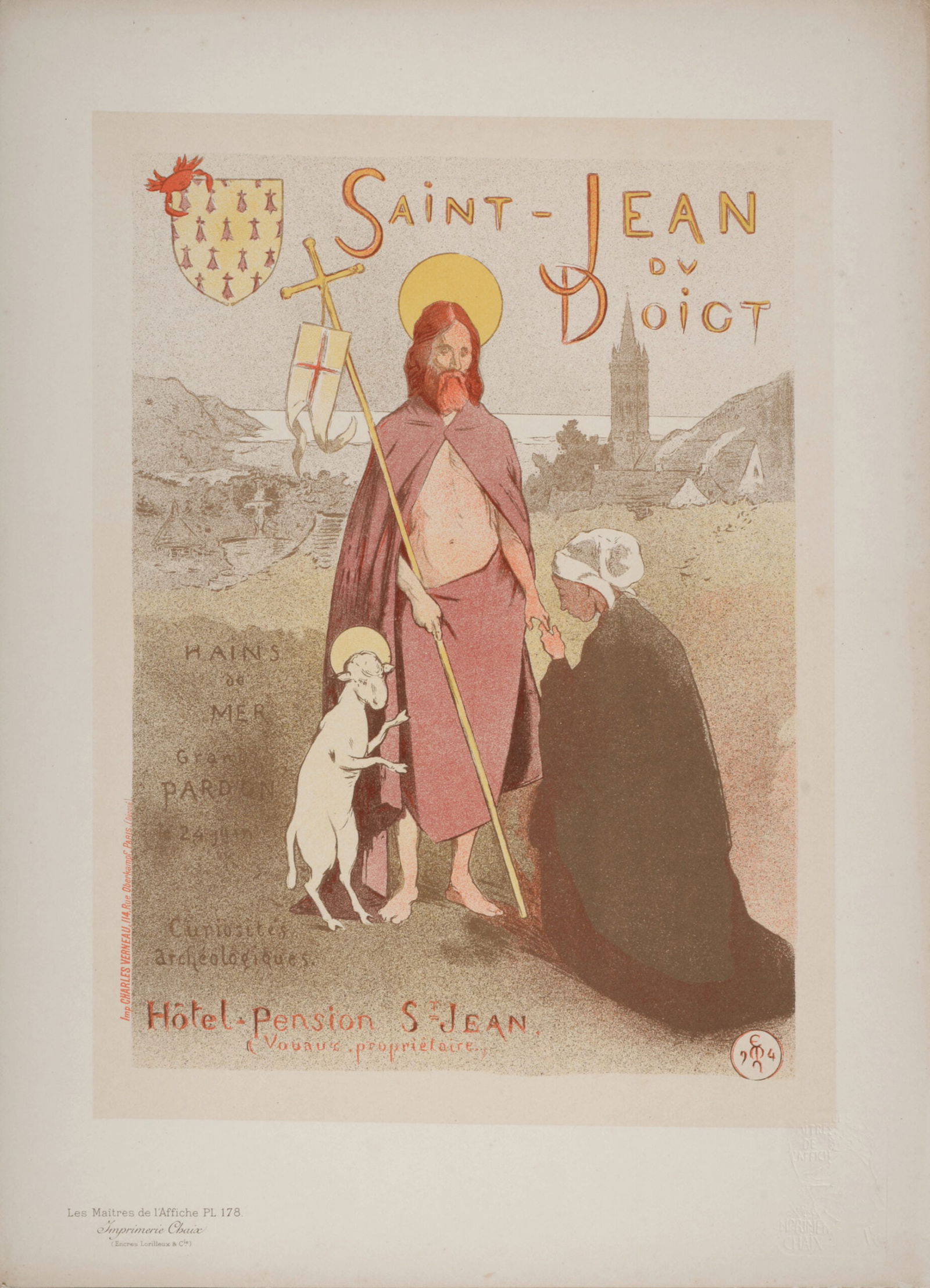 Etienne Moreau-Nelaton : Les Maitres de L’Affiche - Pardon de Saint Jean du Doigt, 1899 (1 of 6)