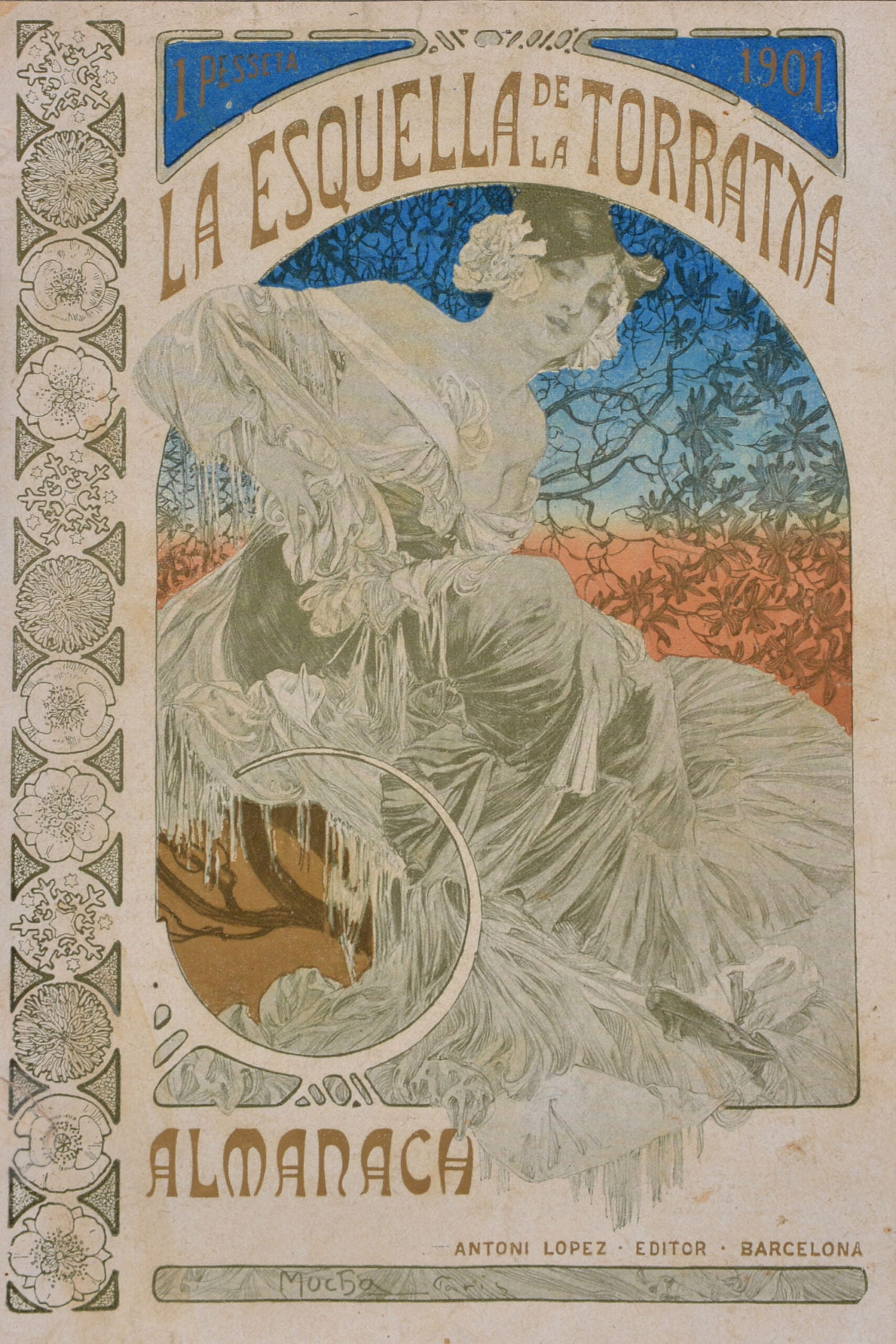 Alphonse Mucha : La Esquella de la Torratxa, 1901 (1 of 4)