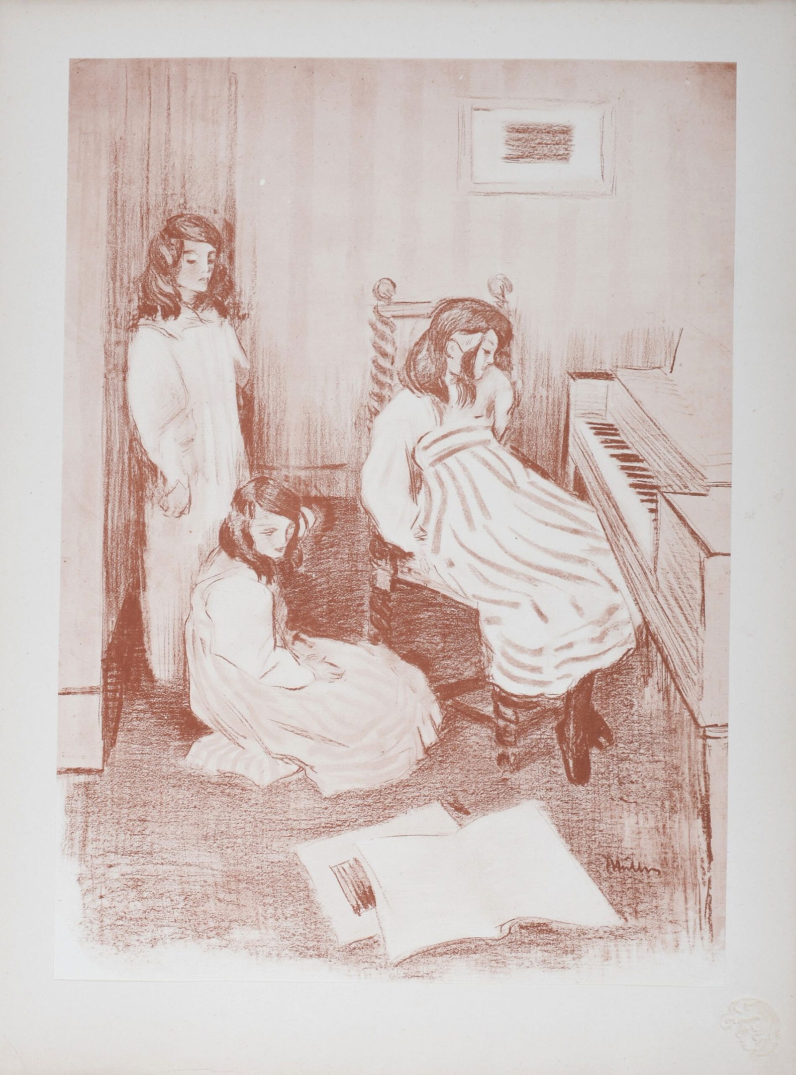 Alfredo Muller - L'Estampe Moderne : Bouderie, 1897 (1 of 5)