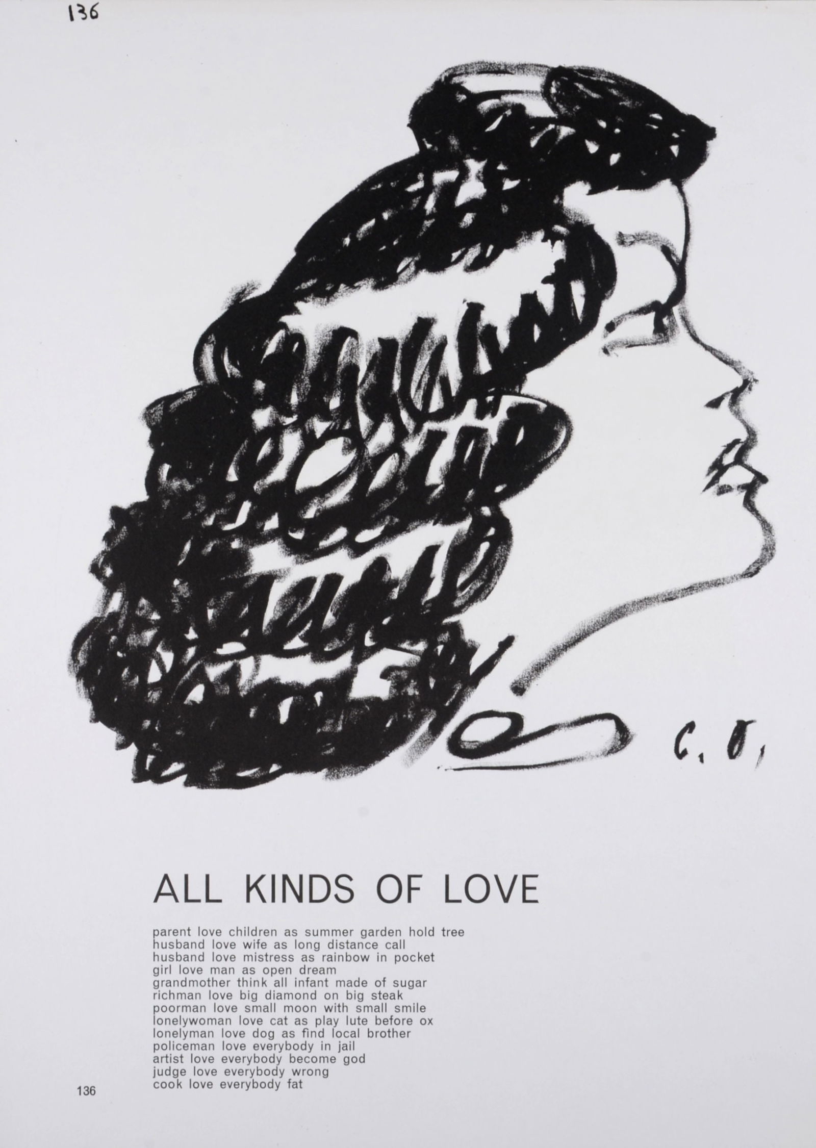 Claes Oldenburg : All Kinds of Love, 1964 (1 of 5)