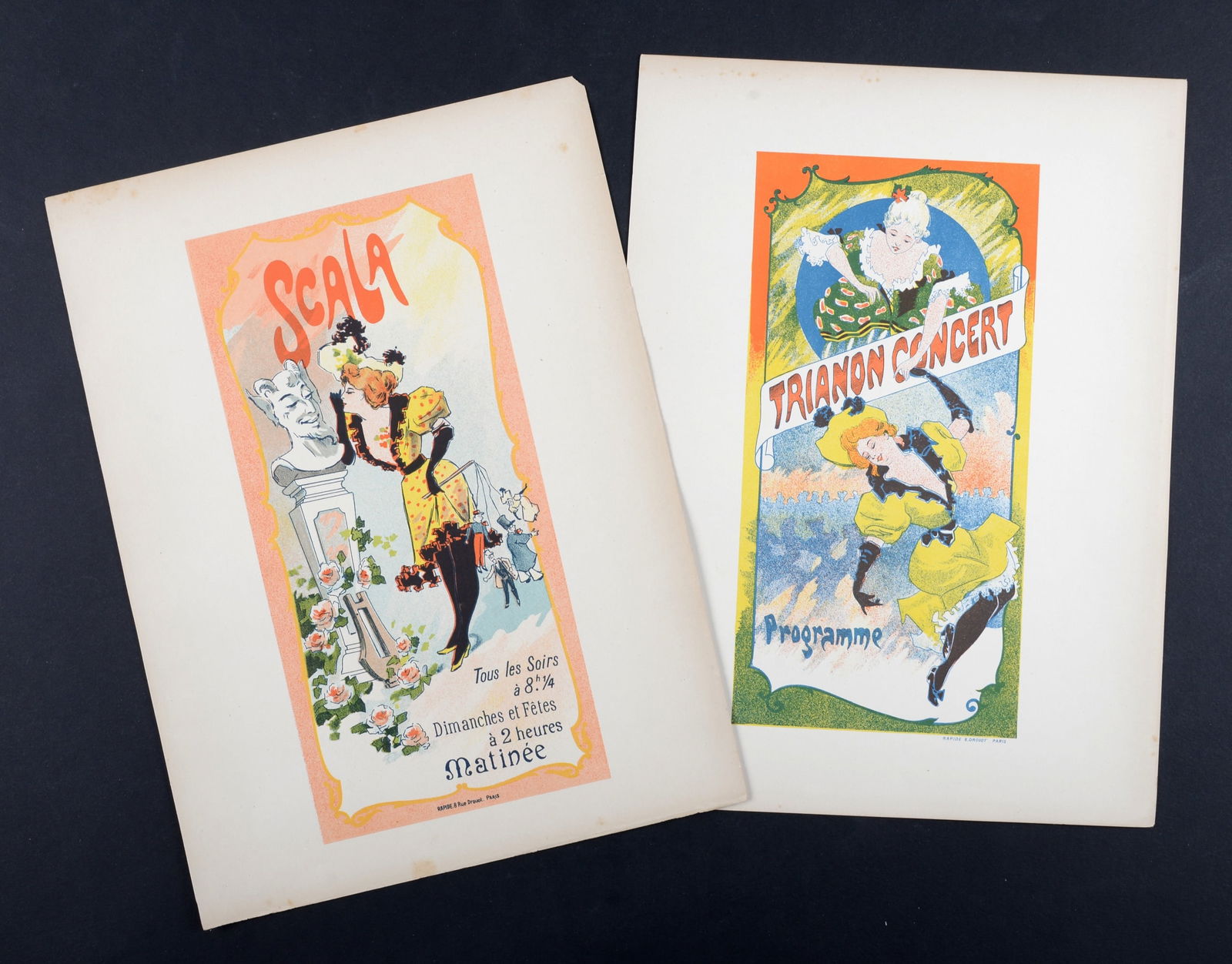 Anonyme & Auguste Roubille - Les Programmes illustres : Scala & Trianon Concert (1 of 7)