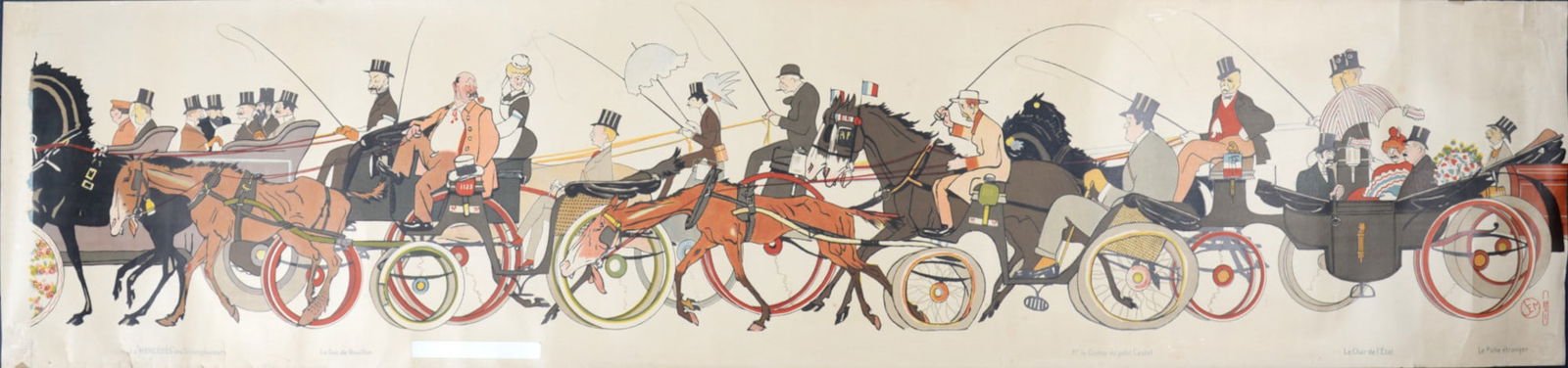Sem (1863 - 1934) : Le Retour des courses, 1910 (1 of 6)