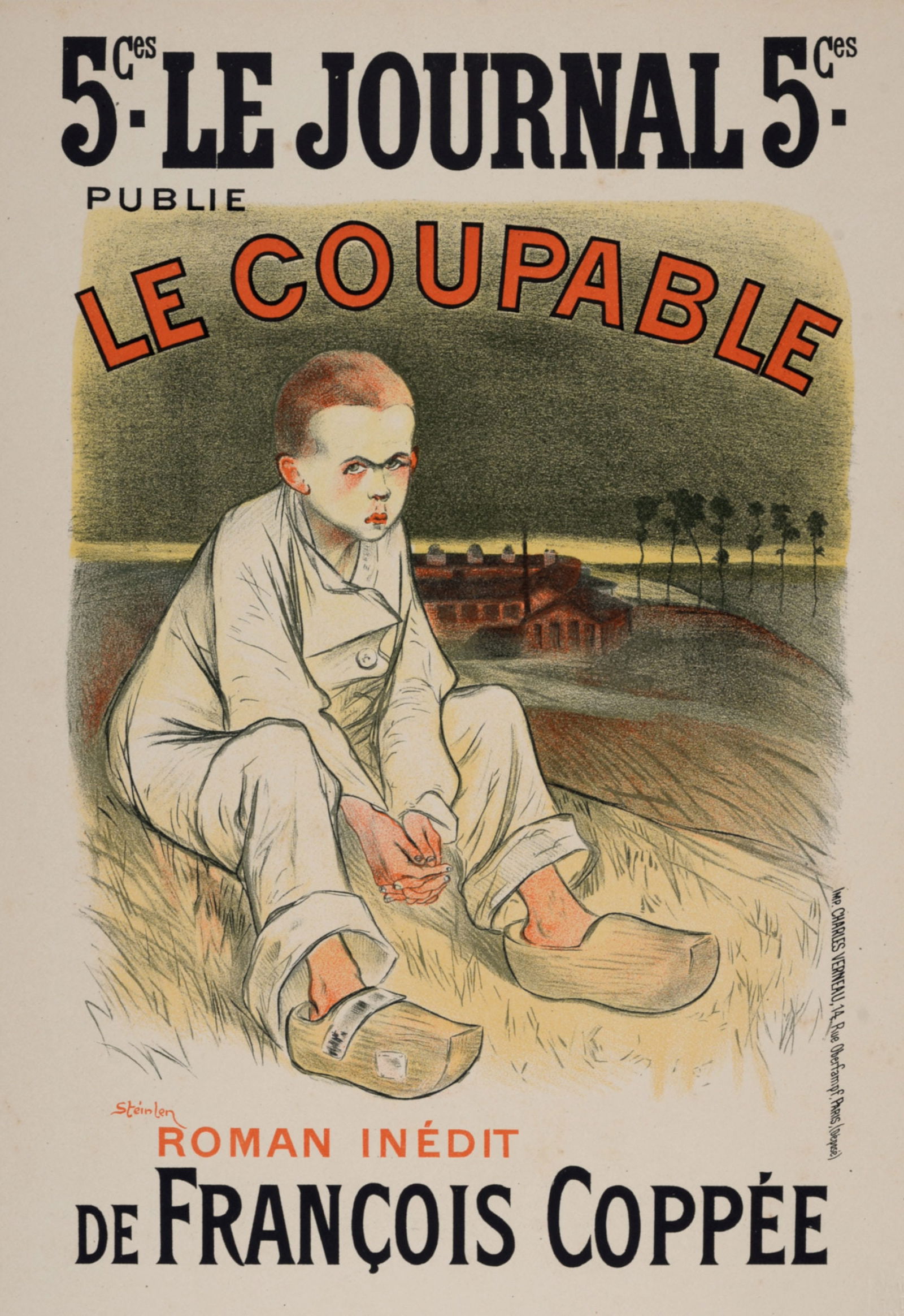Theophile Alexandre Steinlen - Les Maitres de l'Affiche : Le Coupable, 1898 (1 of 6)