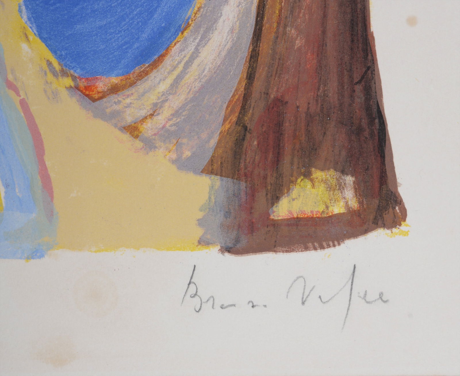 Bram Van Velde : Composition MP 059, 1970 - Hand-signed - 5