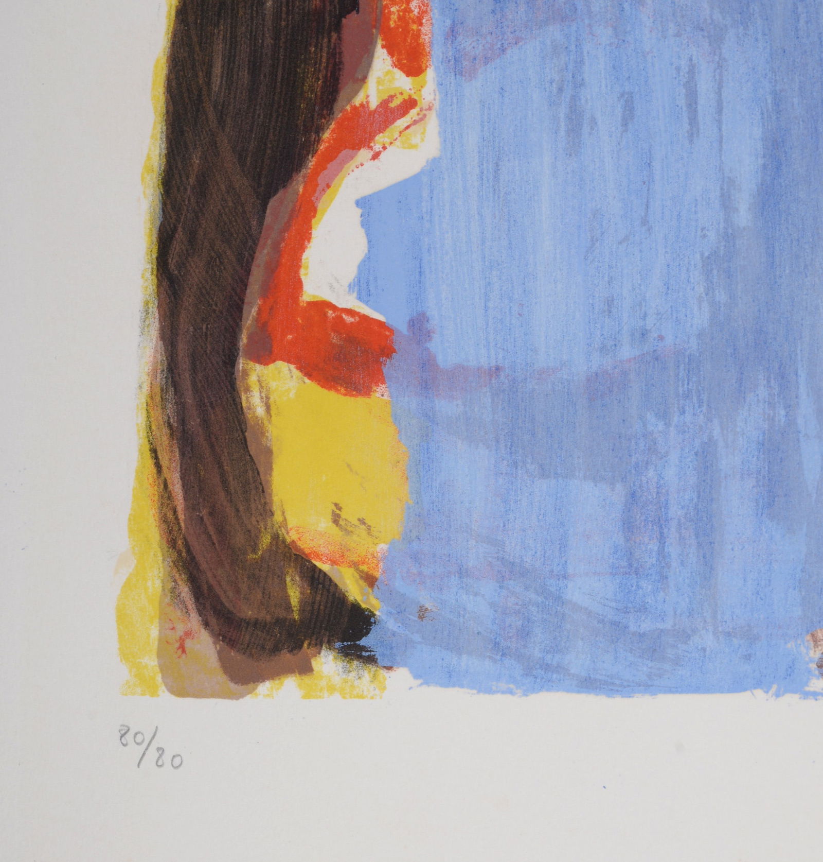 Bram Van Velde : Composition MP 059, 1970 - Hand-signed - 6