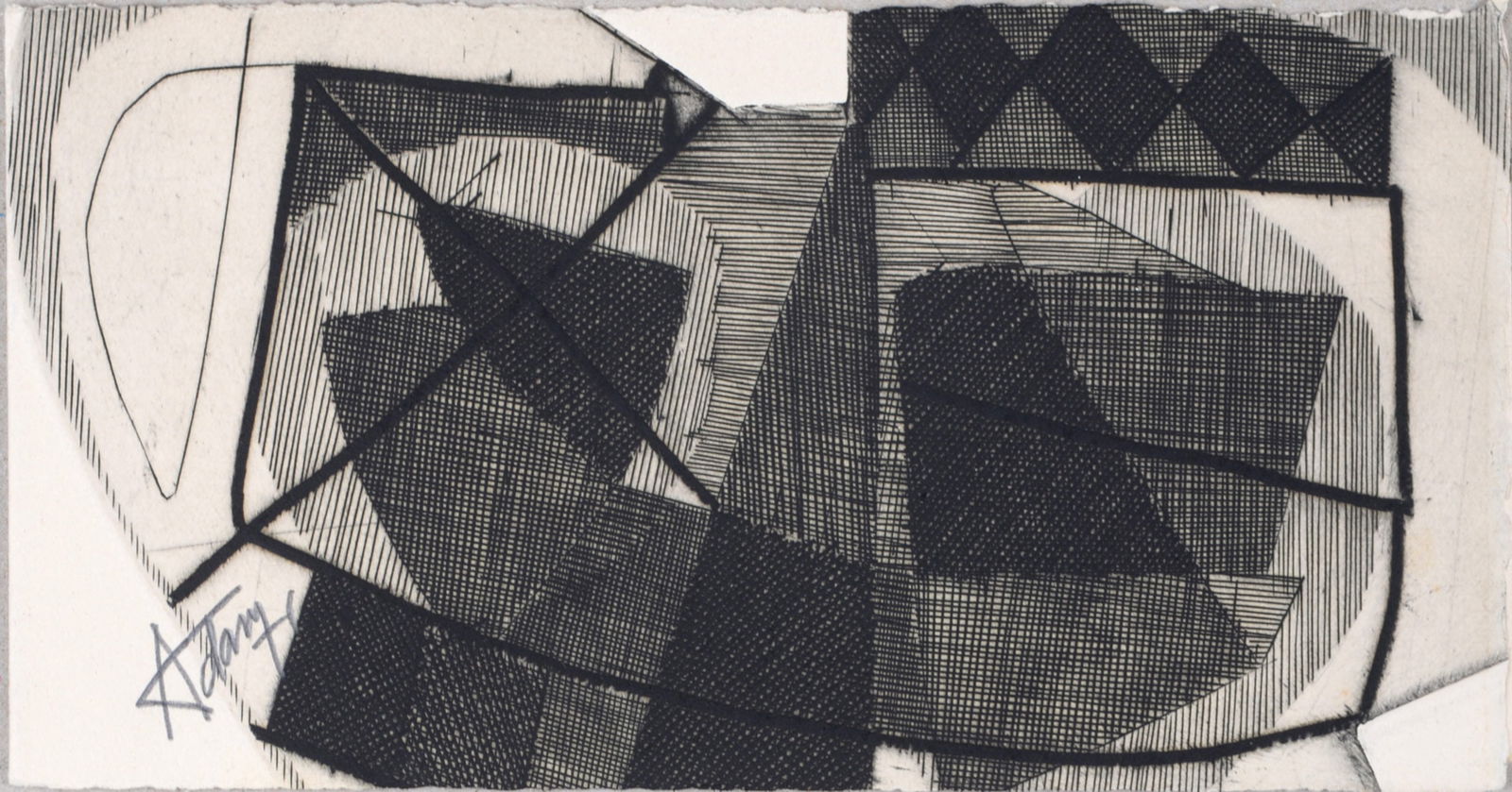 Henri-Georges Adam : Abstract Composition, 1957 (1 of 5)