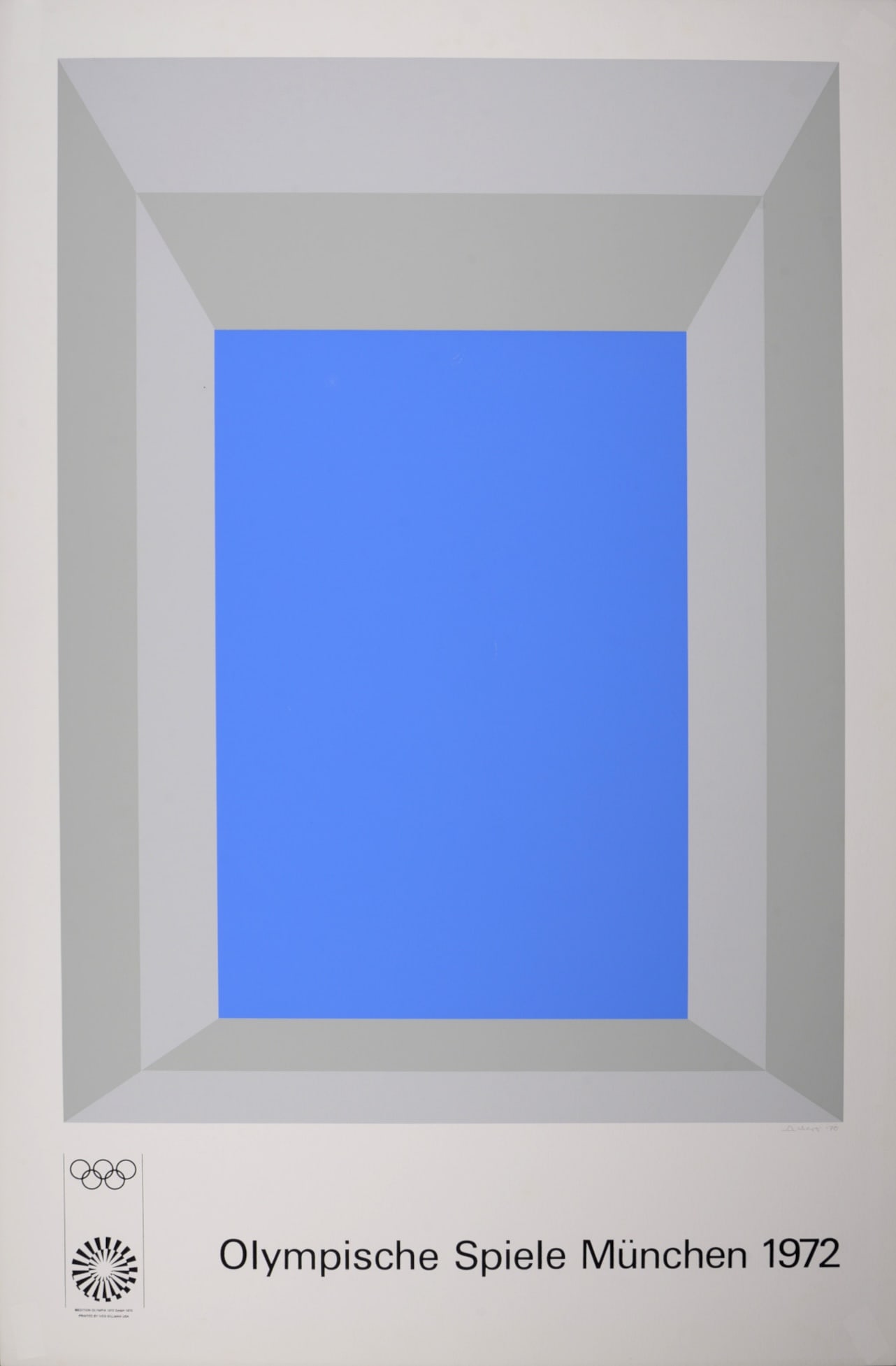 Josef Albers - Olympische Spiele Munchen 1972, 1970 - Hand-signed! (1 of 8)
