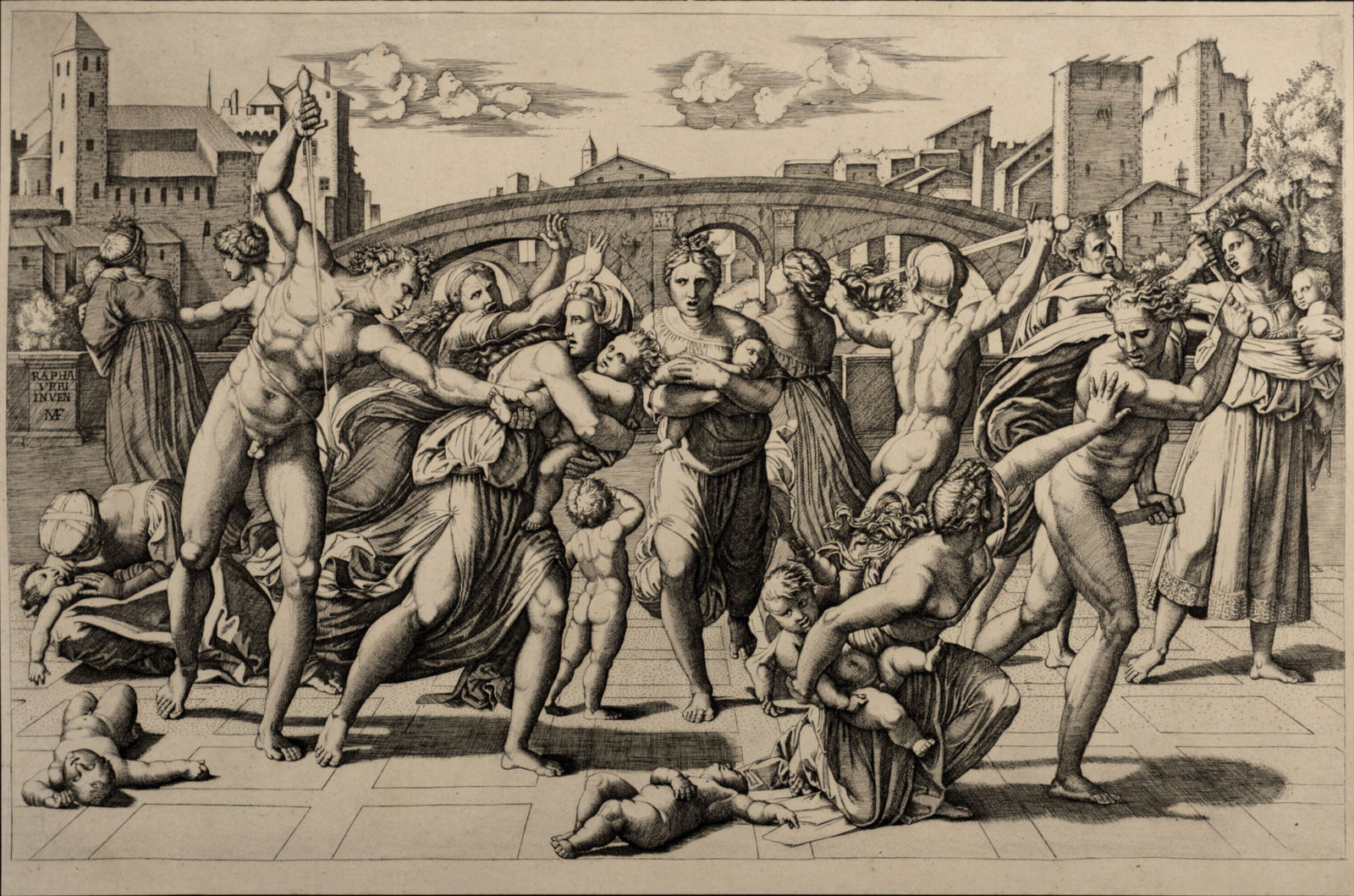 Marc de Ravenne (After) - Le Massacre des Innocents, circa 1870 (1 of 5)