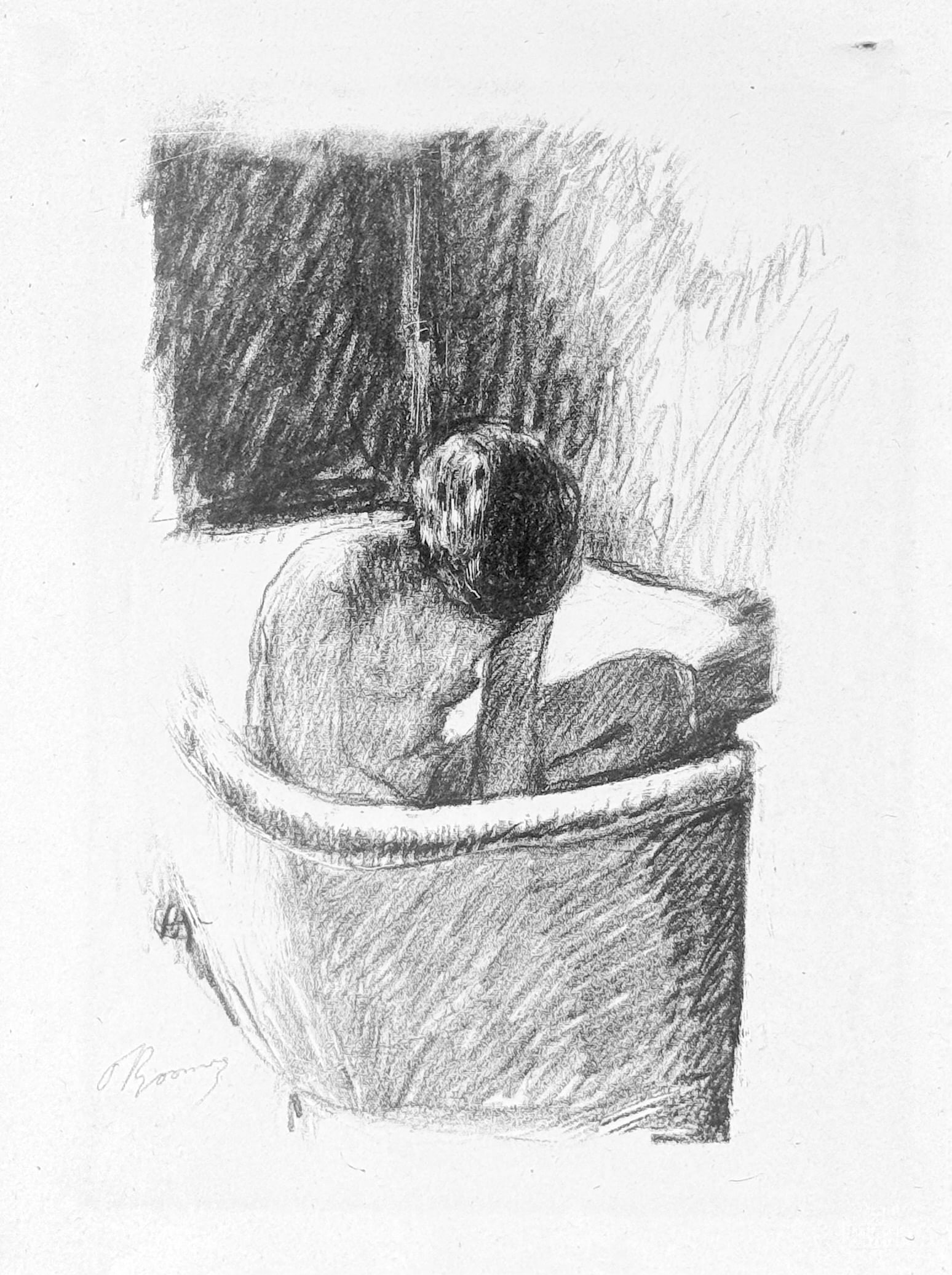 Pierre Bonnard : Le Bain, 1924: Pierre BonnardLe Bain, 1924Lithograph from the portfolio "Essai dur l'histoire de la lithographie en France. Les Peintures lithographes de Manet a Matisse. Album de lithographies originales."Dimension