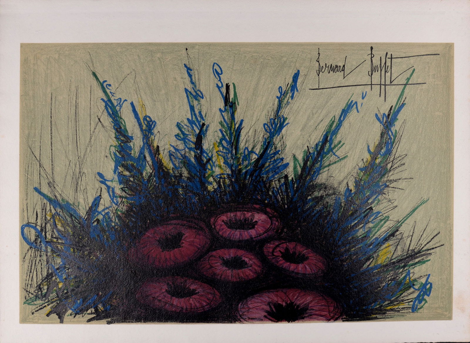 Bernard Buffet : Herbier, 1966 (1 of 6)