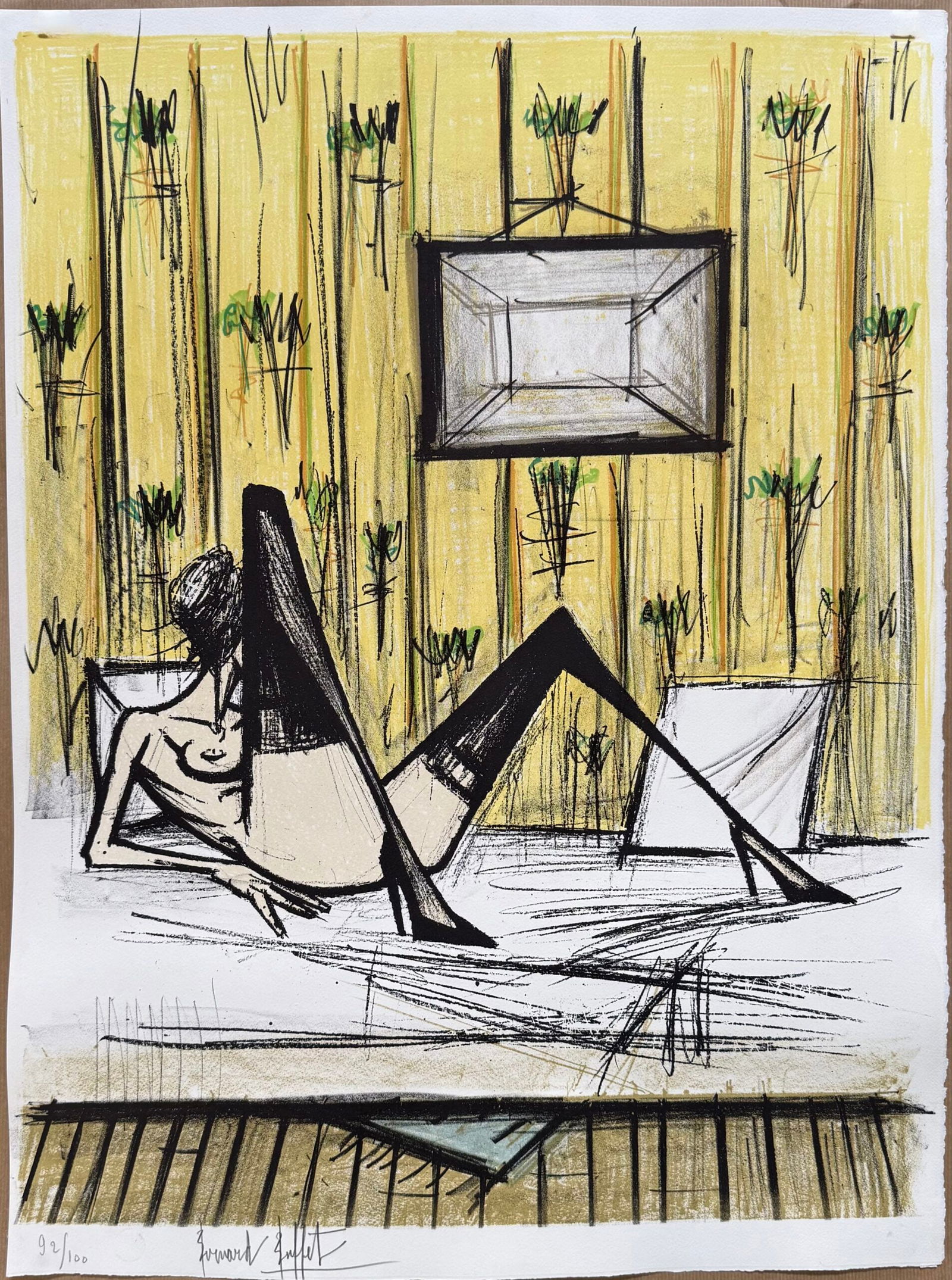 Bernard Buffet : Jeux De Dames, 1979 - Hand-signed (1 of 5)