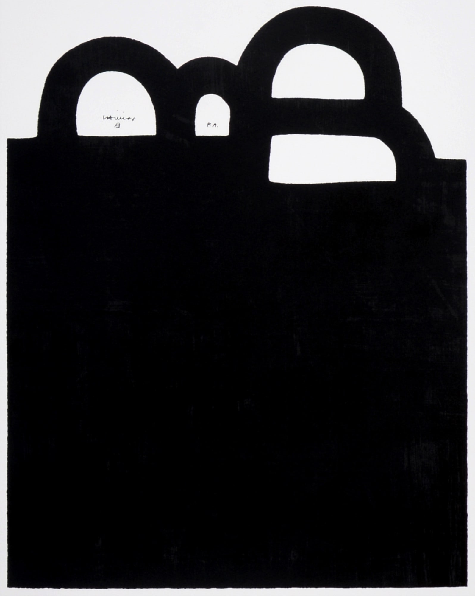 Eduardo Chillida (After) - Chicago, 1983: Eduardo Chillida (After)Chicago, 1983 Silkscreen on Somerset paper, after Eduardo Chillida's original lithograph.Signed on the plate and annotated "P.A" upper edge."Eduardo Chillida. Chicago, 1983 ©