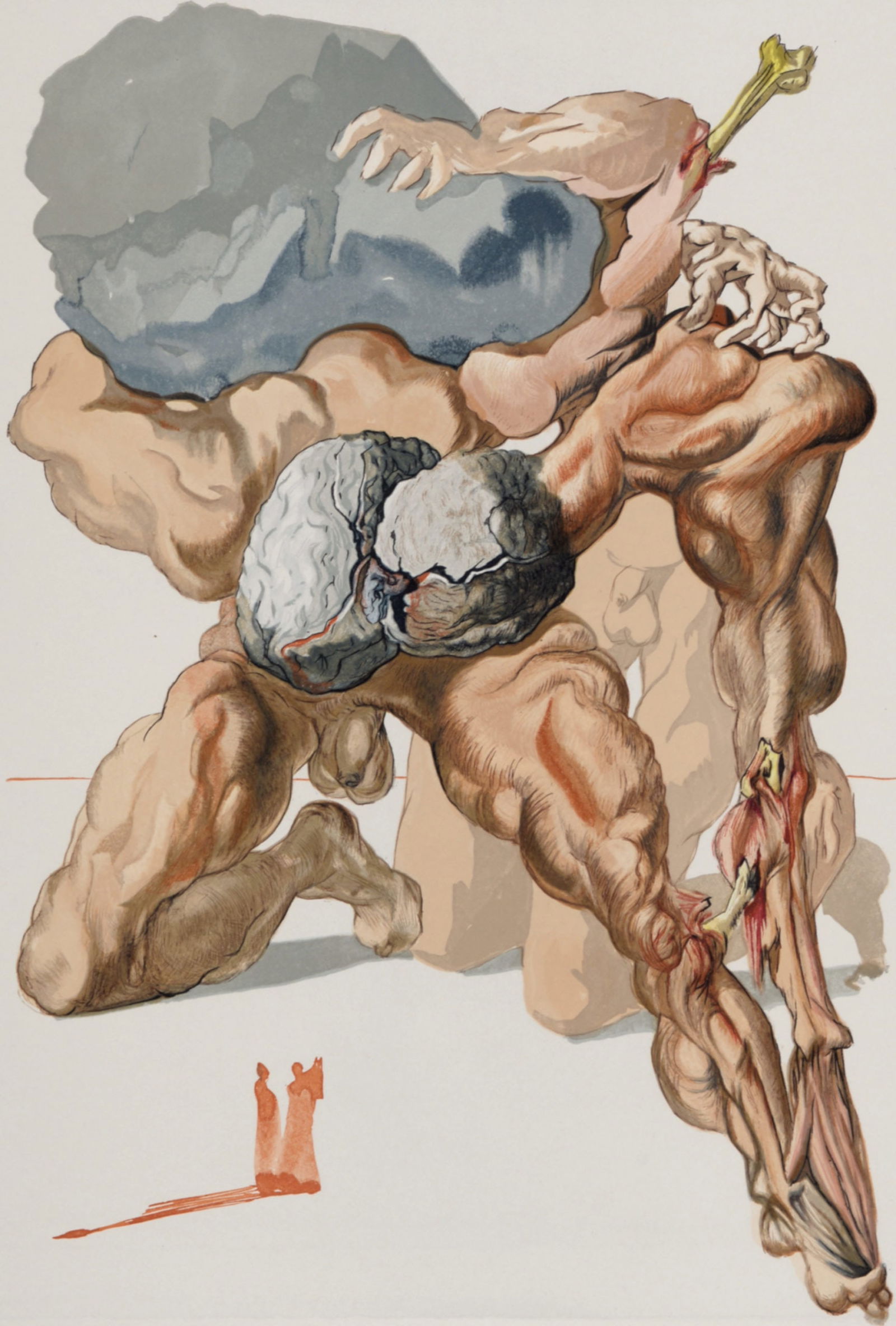 Salvador Dali - Les Avares et les Prodigues, 1963: Salvador Dali (1904-1989)Les Avares et les Prodigues, 1963Woodcut print on BFK Rives paper.A beautiful print by Salvador Dali!Dimensions:+Size of the sheet: 33 x 26,5 cm / 12,9 x 10,4 in.Issued from t