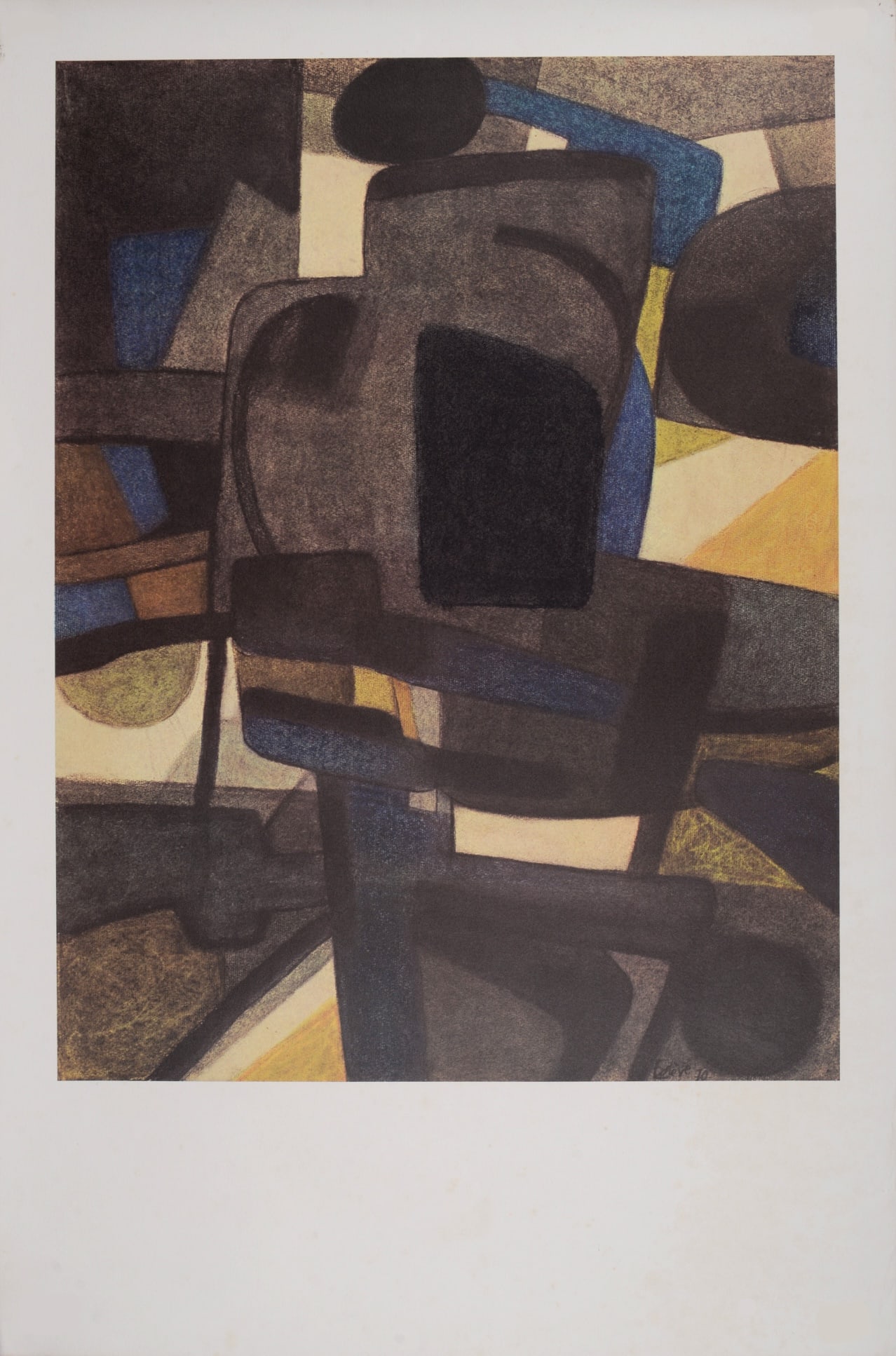 Maurice Esteve : Dessins, 1972 (Proof before the letter): Maurice Esteve (1904-2001)Dessins, circa 1971Offset lithograph on wove paper.Plate-signed on the bottom right of the image.Dimensions :+ Size of the sheet : 63.8 x 41.9 cm / 25.1 x 16.5 in.+ Size of t