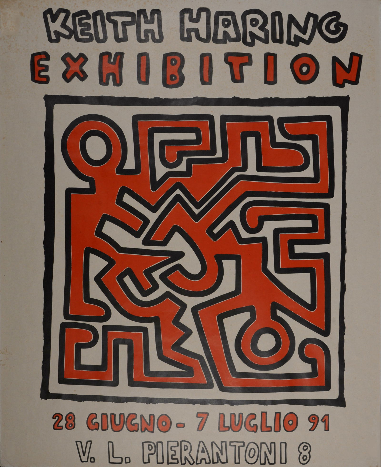 Keith Haring (After) - Keith Haring Exhibition, 28 Giugno - 7 Luglio 91, 1991 (1 of 12)