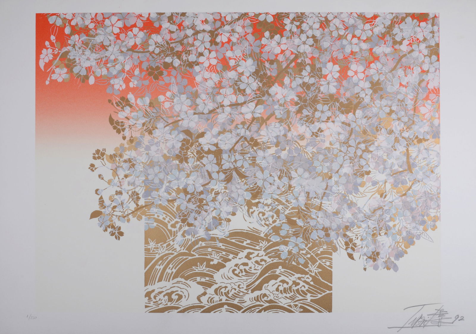 Toshimitsu Imai - Flowers, 1992. - Hand-signed (1 of 6)