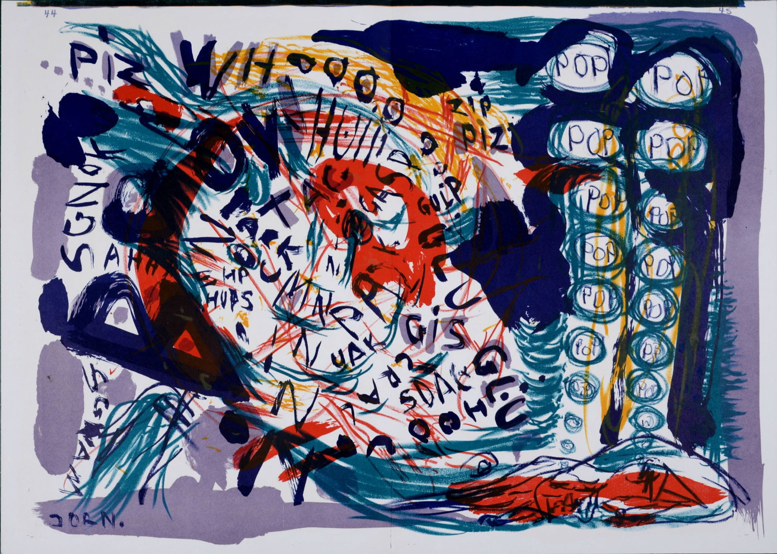 Asger Jorn : One Cent Life, 1964 (1 of 5)