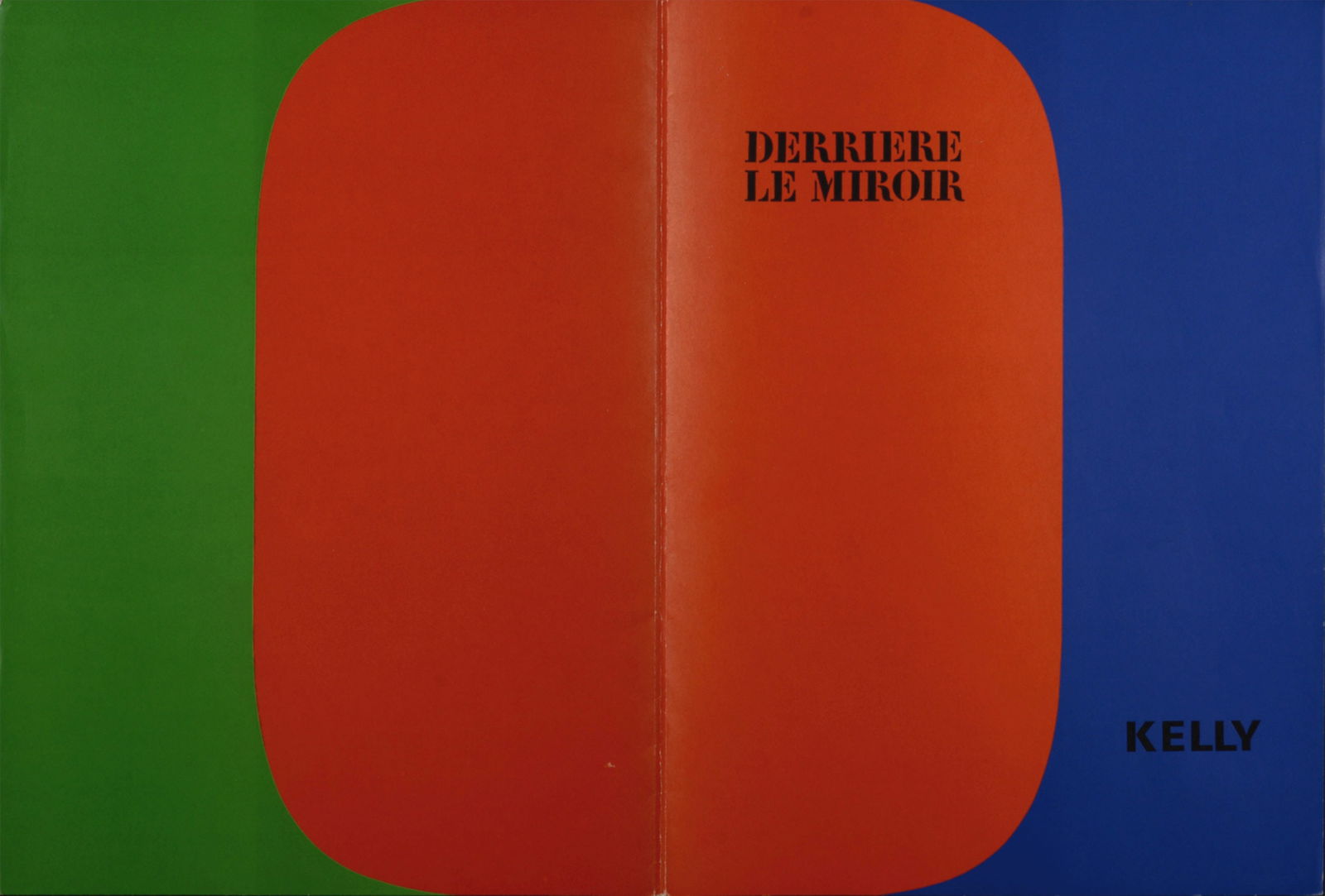 Ellsworth Kelly - Abstract Composition (J), 1958: Ellsworth Kelly (1923-2015)Abstract Composition, 1964Lithograph cover on wove paper, printed on double pages.First edition.Dimensions:+ Size of the sheet: 38 x 55,5 cm / 14,9 x 21,8 in.Cover from "Der