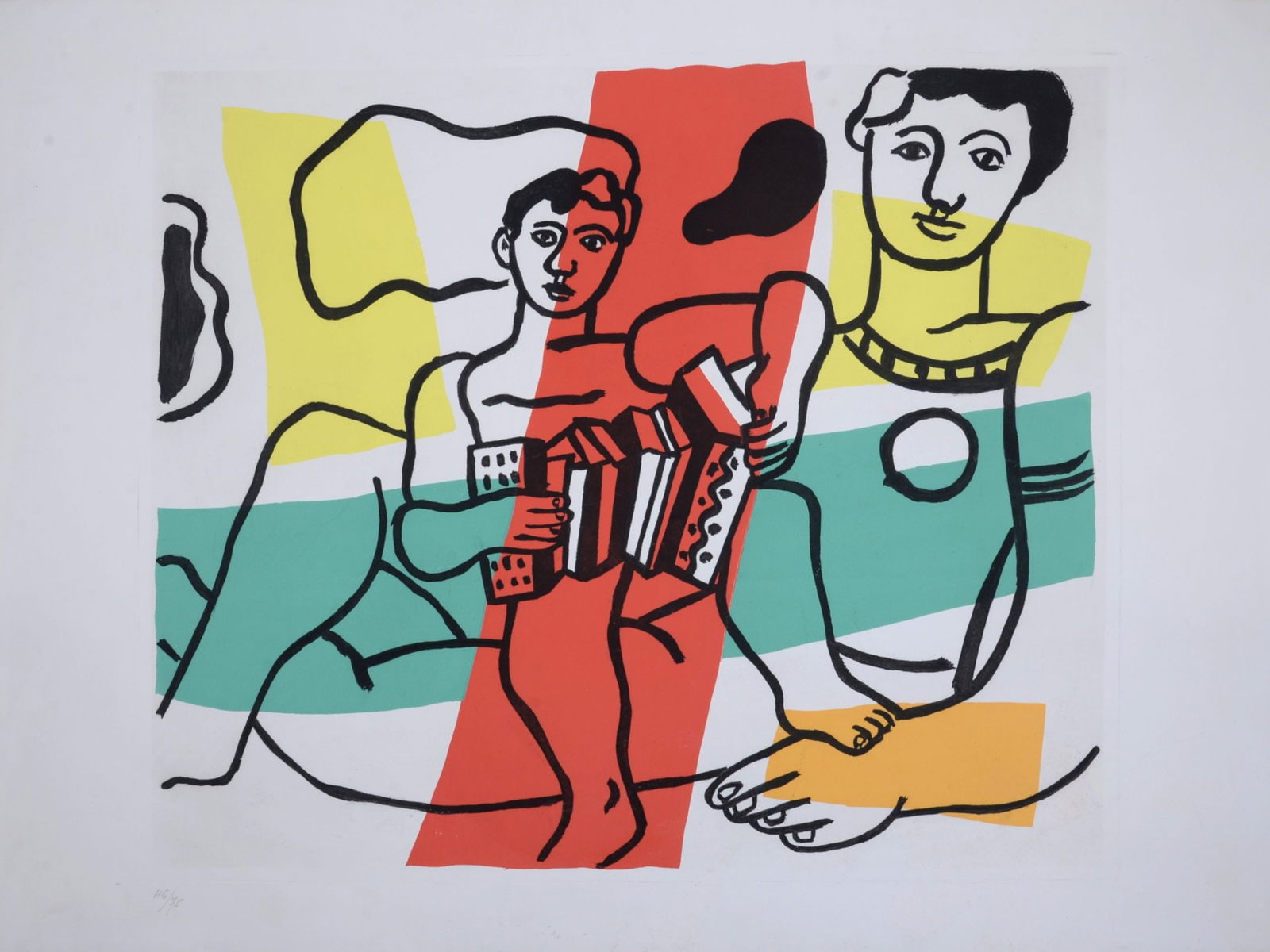 Fernand Leger - L'Enfant a l'accordeon, 1953 (1 of 10)
