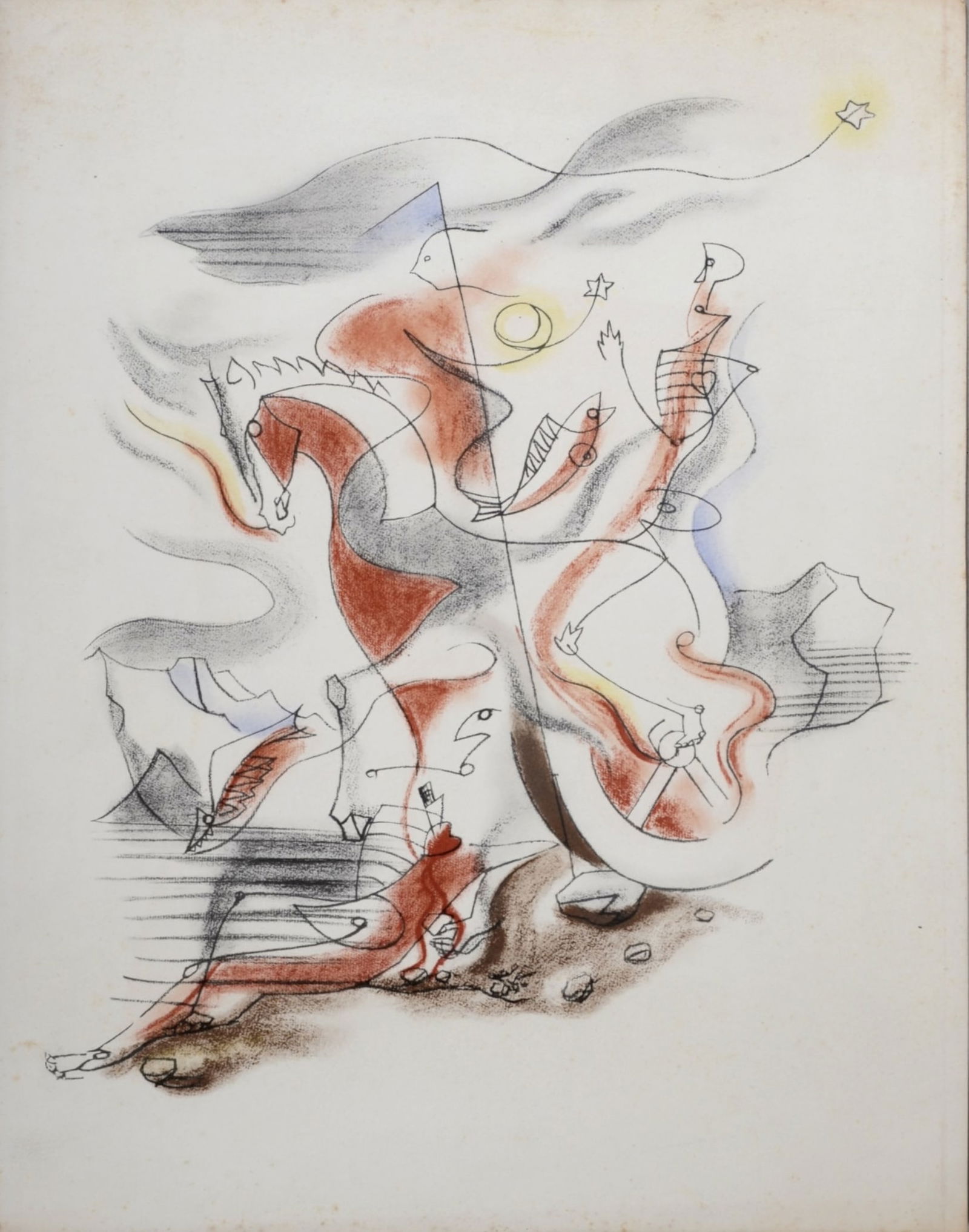 Andre Masson : Cavalier, 1933 (1 of 4)