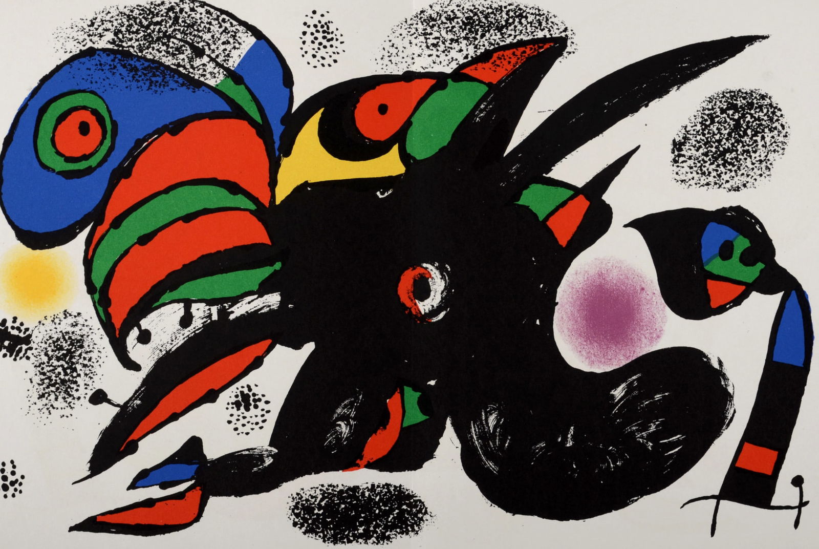Joan Miro - L'Extreme Origine, 1976 (1 of 5)