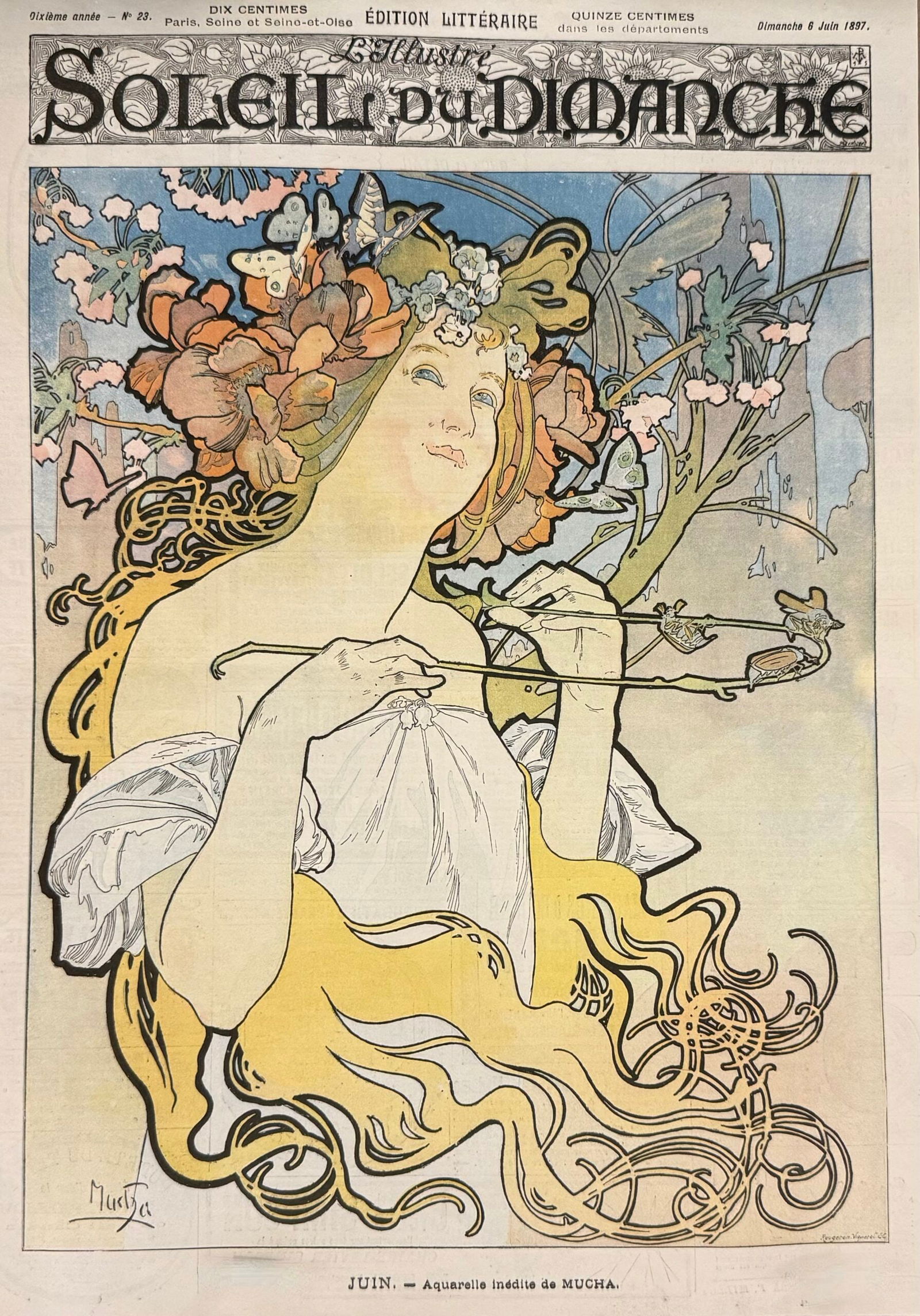 Alphonse Mucha - Soleil du dimanche, 1897 (1 of 3)
