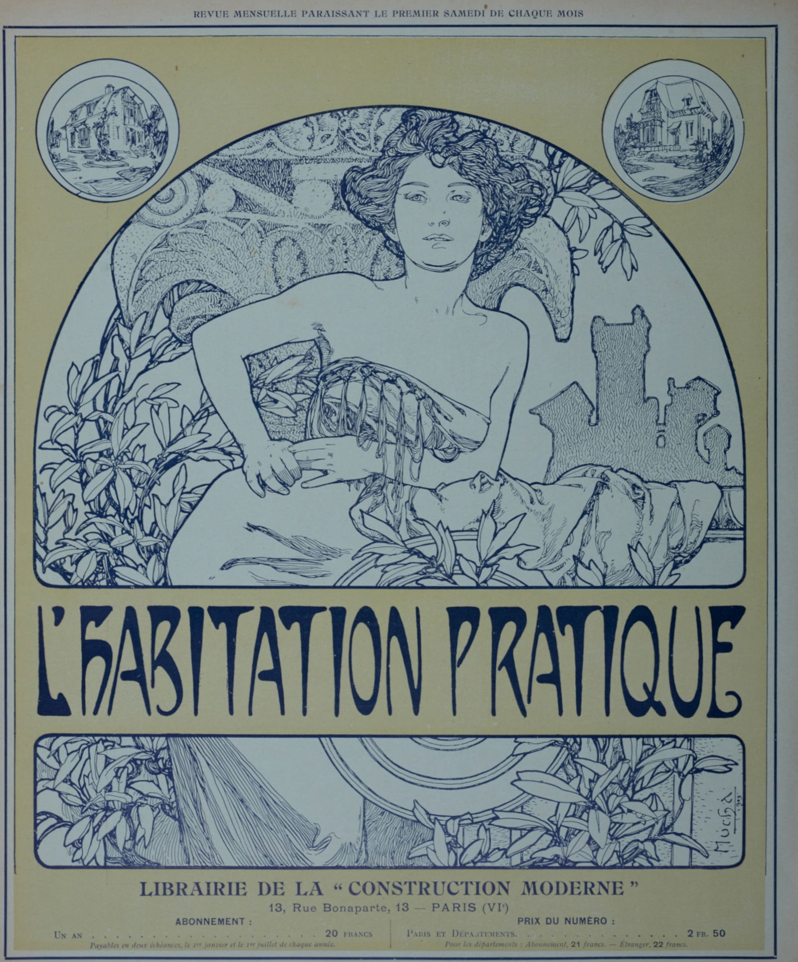 Alphonse Mucha : L'Habitation Pratique, 1906 (1 of 5)