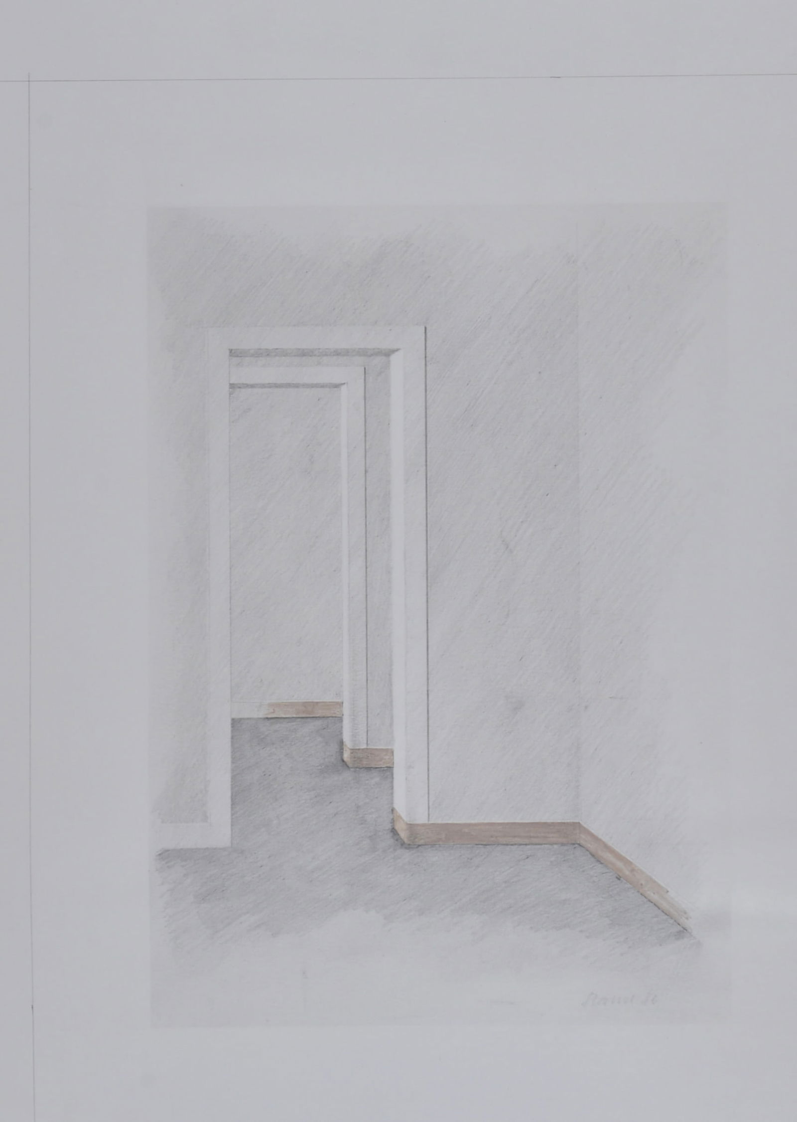 Slanec Percy : Sud Kante, 1980: Slanec Percy (1953)Sud Kante, 1980Original graphite and watercolor on paper Hand signed and titled lower edge.Dimensions:• Sheet size: 75× 40 cm - 29.53 × 15.75 inWorldwide shipping via DHL or