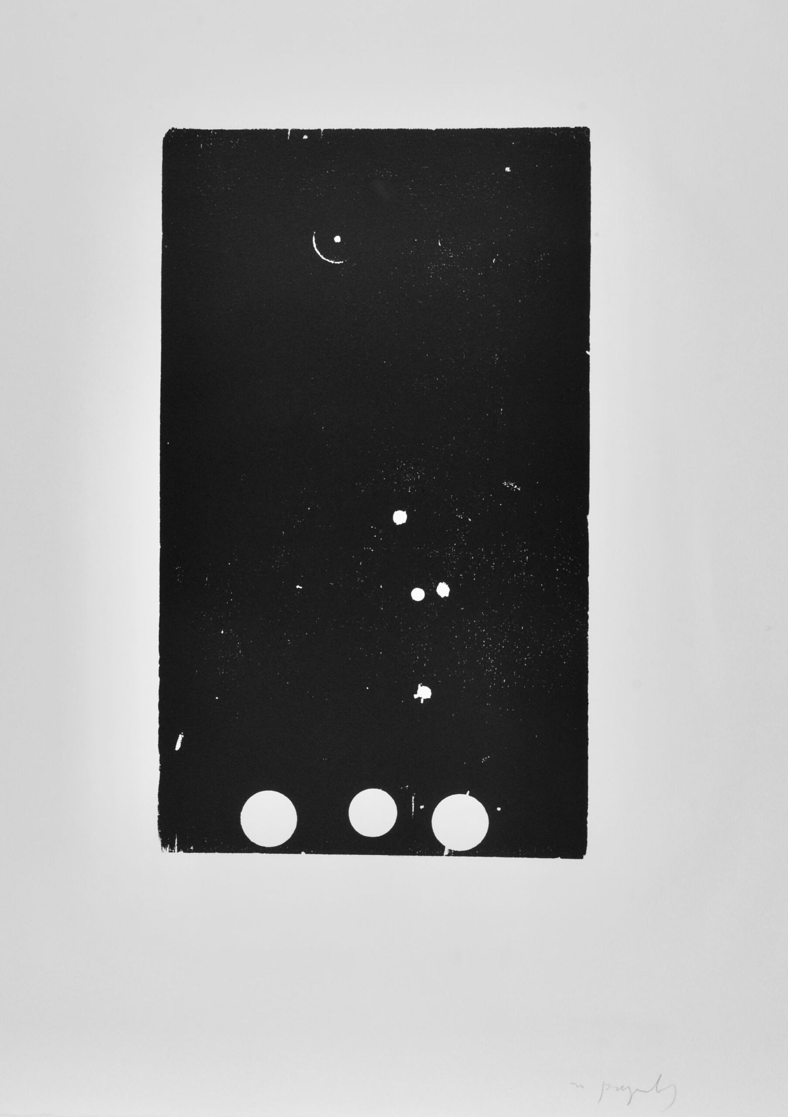 Norbert Prangenberg : O.T, 1991: Norbert Prangenberg (1949-2012)O.T, 1991Woodcut print on Arches paperHand signedDimensions:Image Size : 45 x 26,7 - 17.72 × 10.51 in Sheet size: 76 × 56 cm - 29.92 × 22.05 inWorldwide shipping via