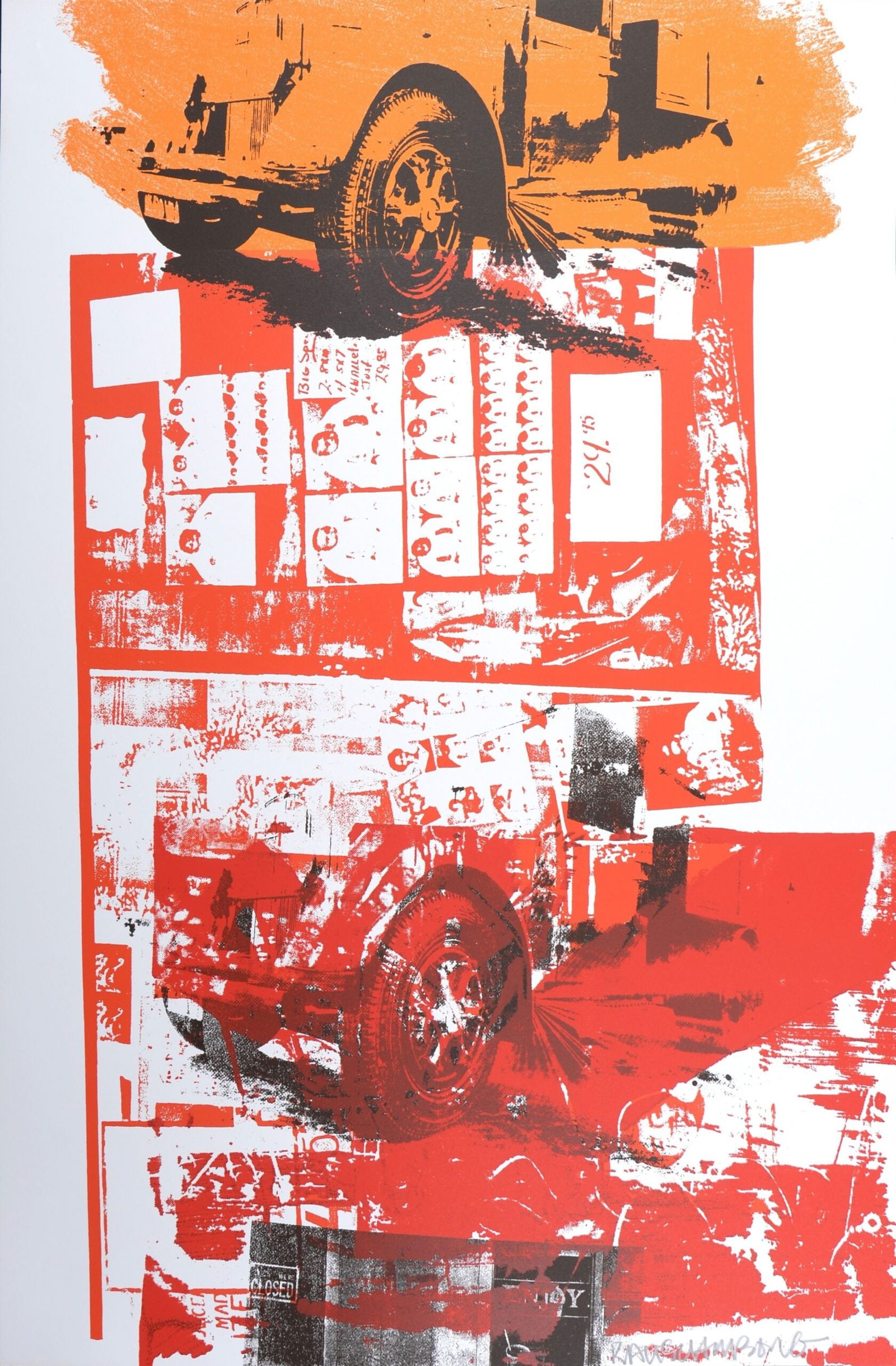 Robert Rauschenberg : Read-Bleed, 1983 (1 of 7)