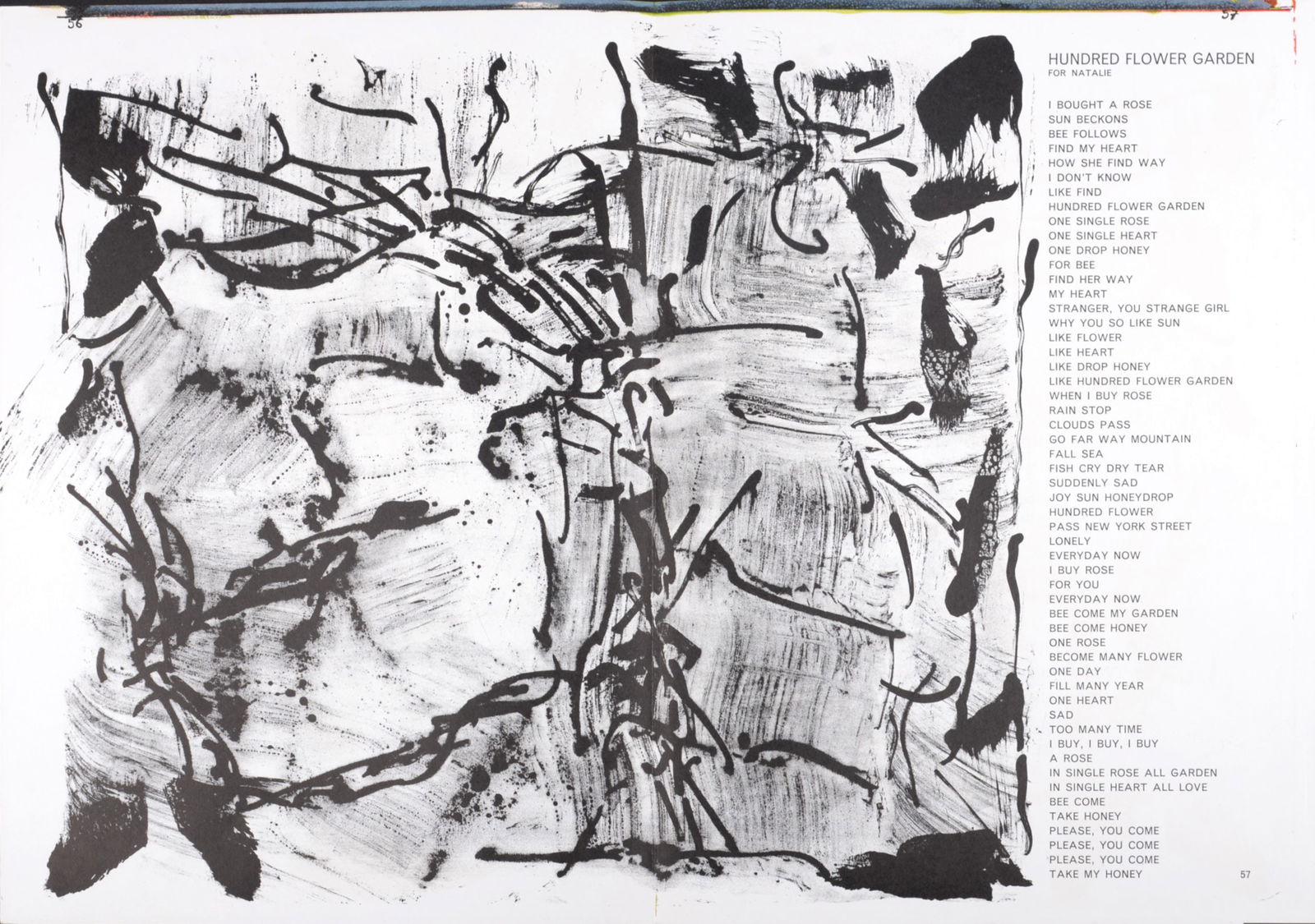 Jean-Paul Riopelle : One Cent Life, 1964: Jean-Paul Riopelle (1923-2002)One Cent Life, 1964Original lithograph on wove paper, printed on double pages.Dimensions:+ Size of the sheet: 41 x 58 cm / 16,1 x 22.8 in.Issued from the famous "One Cent