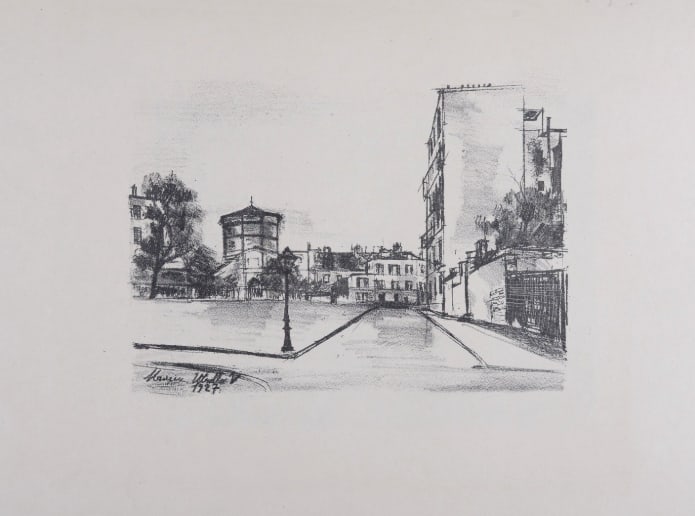 Maurice Utrillo : Rue de l'Abreuvoir, 1927 (1 of 5)