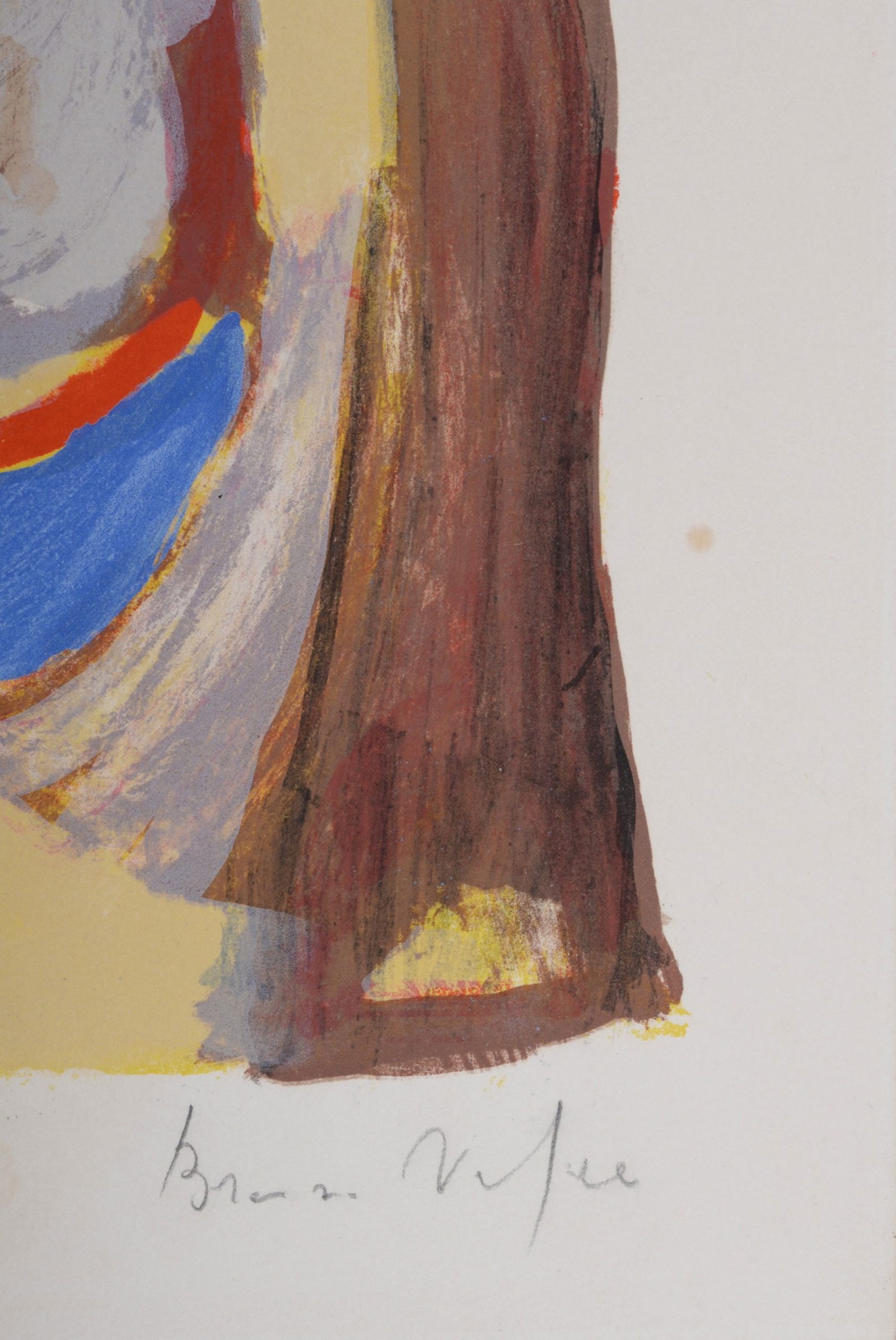 Bram Van Velde : Composition MP 059, 1970 - Hand-signed - 4