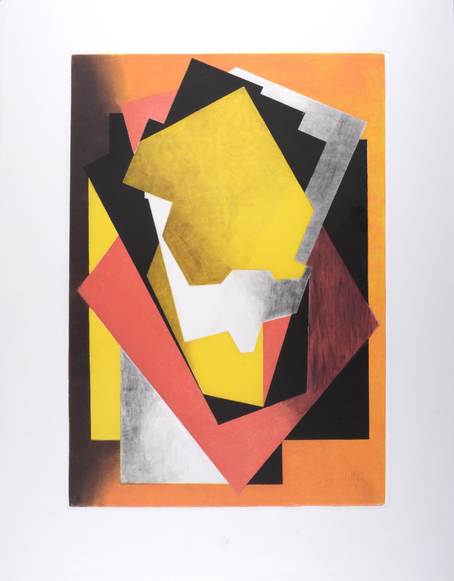 Jacques Villon (After) : Composition, circa 1960 (1 of 5)